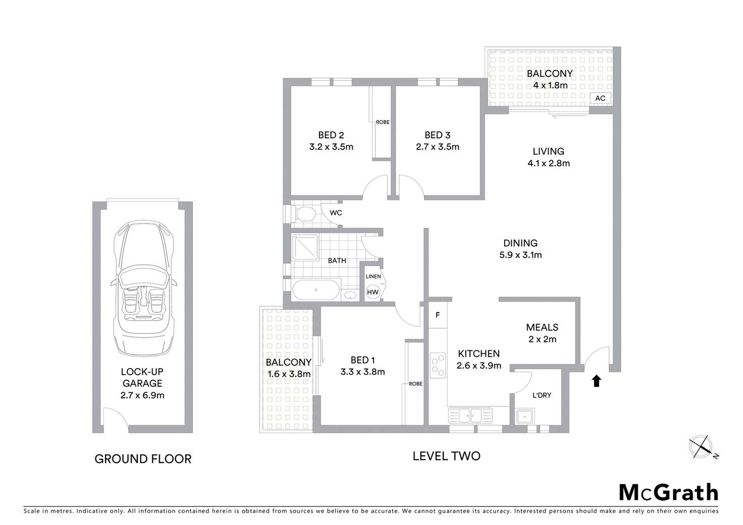 Floorplan of Homely apartment listing, 7/49-51 Illawarra Street, Allawah NSW 2218