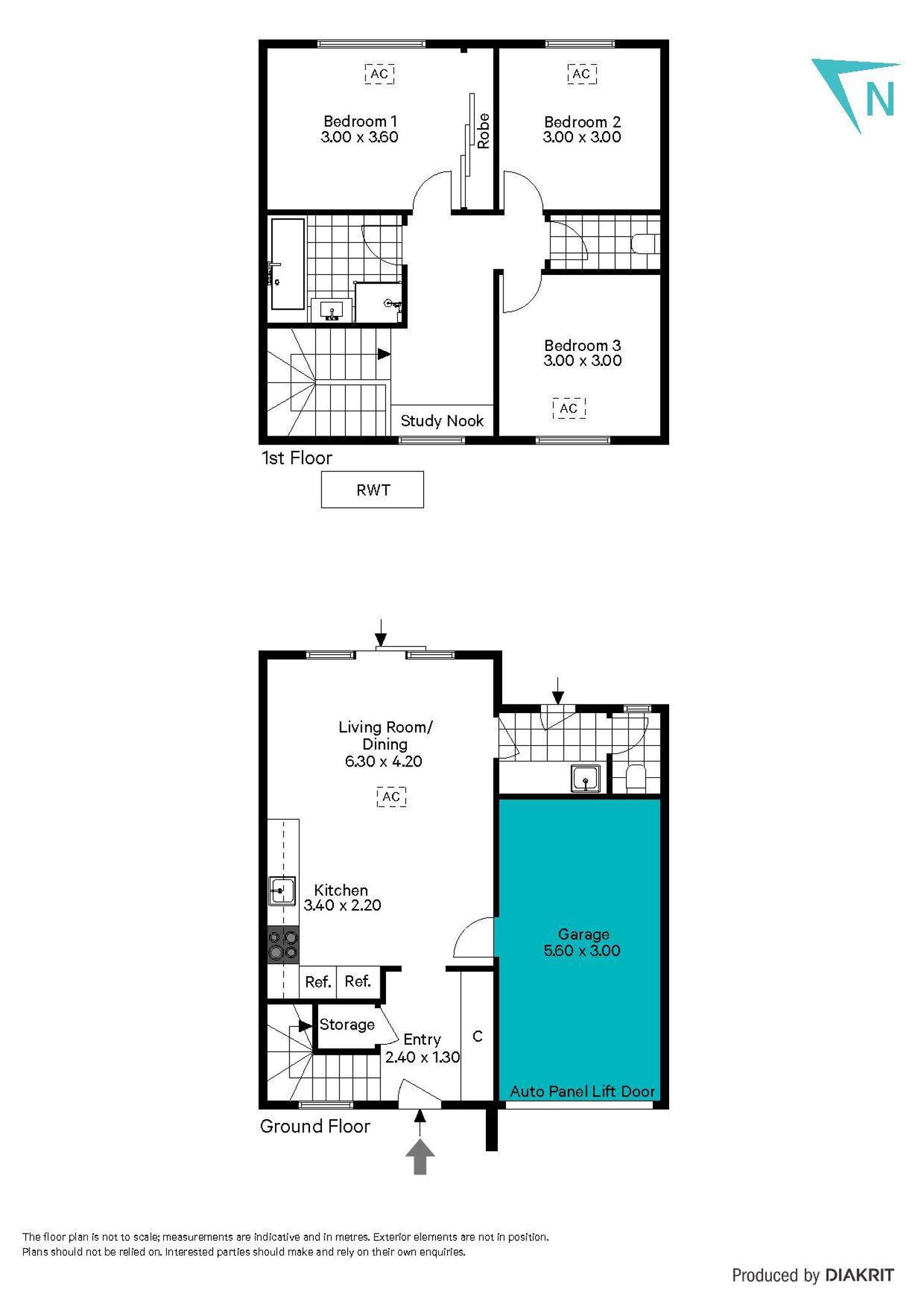 Floorplan of Homely townhouse listing, 4/10 Sismey Road, Christies Beach SA 5165