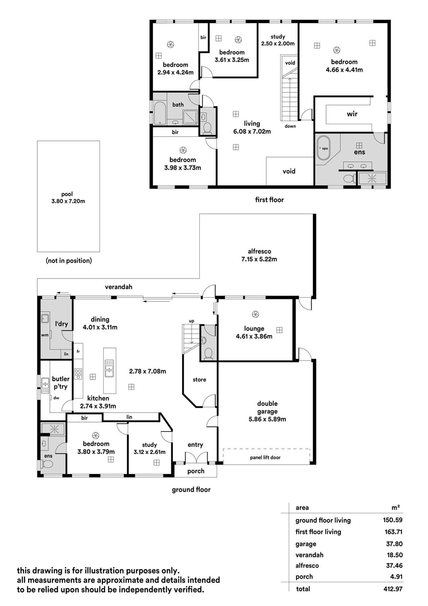 Floorplan of Homely house listing, 827 Military Road, North Haven SA 5018