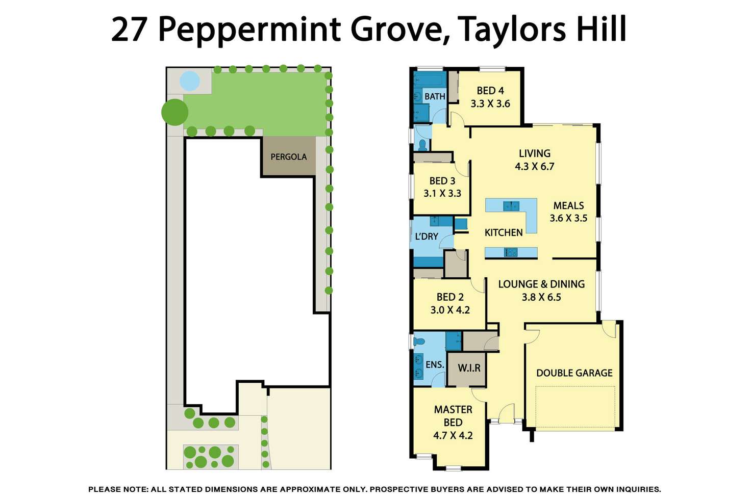 Floorplan of Homely house listing, 27 Peppermint Grove, Taylors Hill VIC 3037