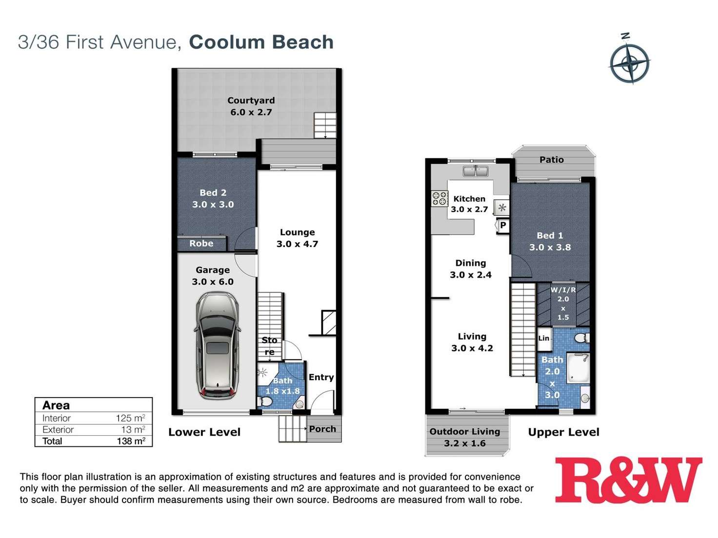 Floorplan of Homely unit listing, 3/36 First Avenue, Coolum Beach QLD 4573