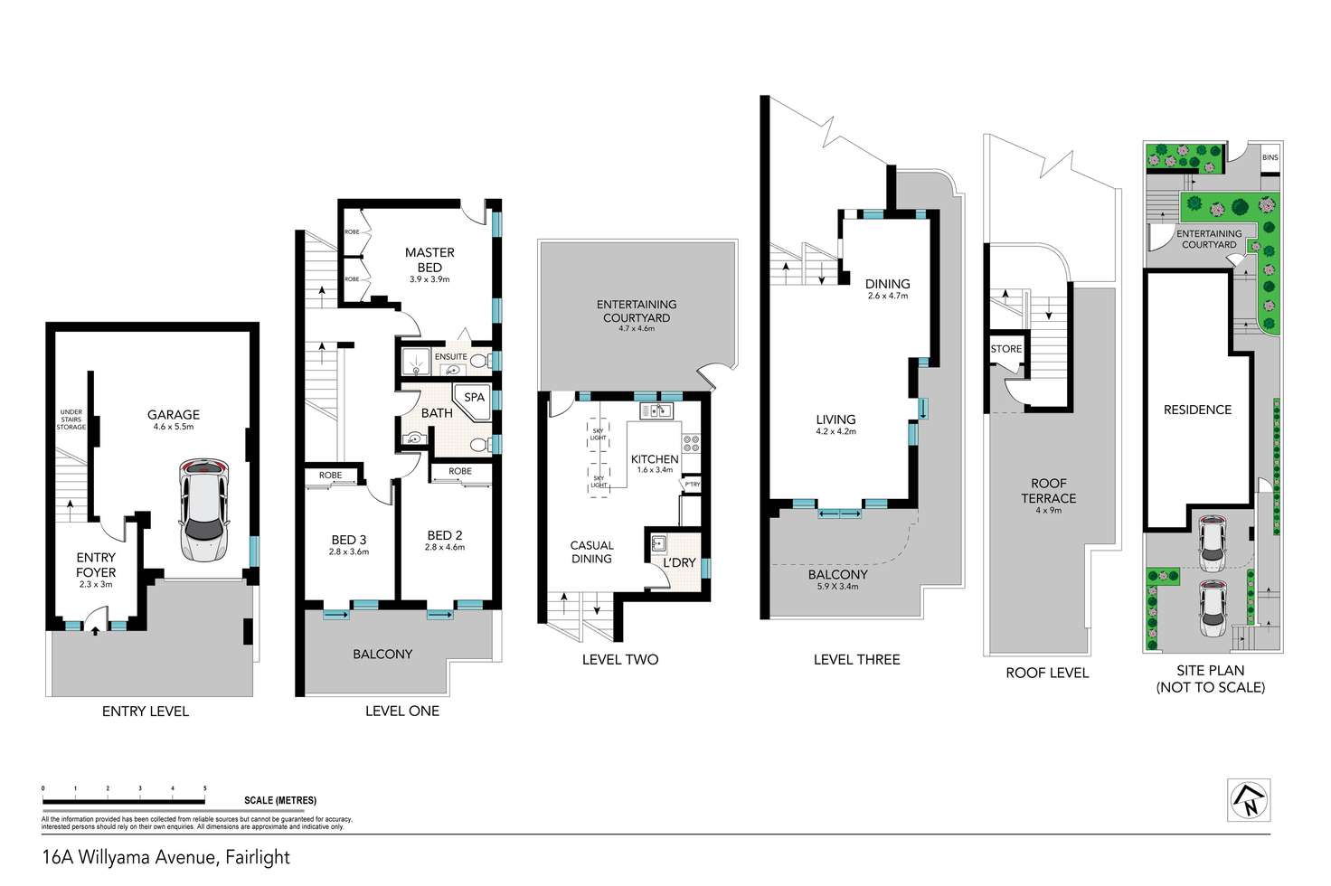 Floorplan of Homely house listing, 16a Willyama Avenue, Fairlight NSW 2094