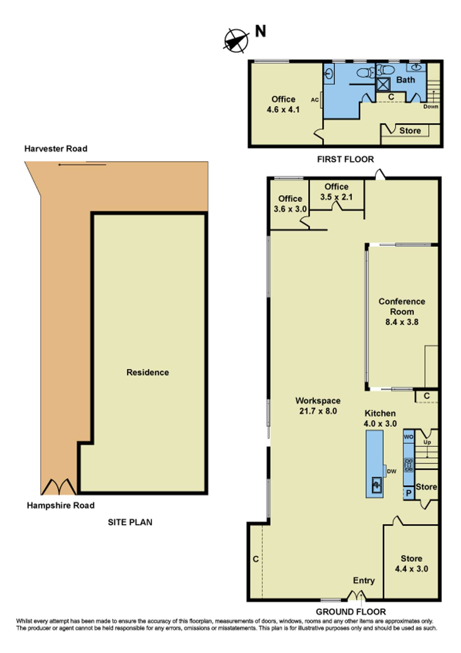 Floorplan of Homely house listing, 205 Hampshire Road, Sunshine VIC 3020