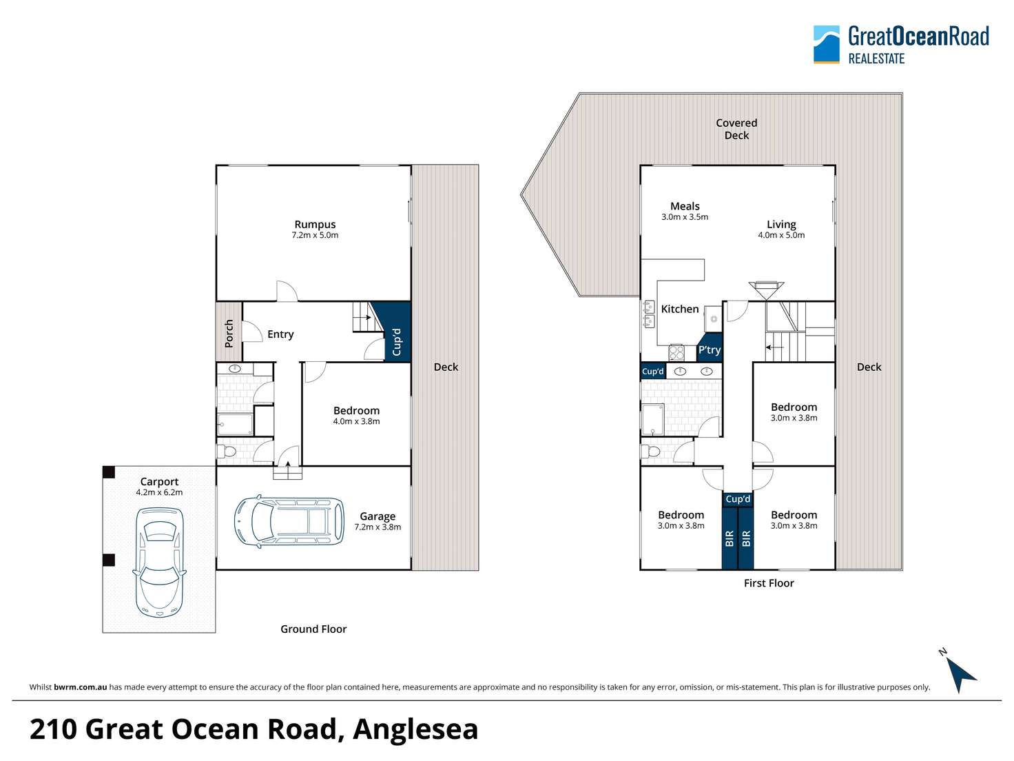 Floorplan of Homely house listing, 210 Great Ocean Road, Anglesea VIC 3230