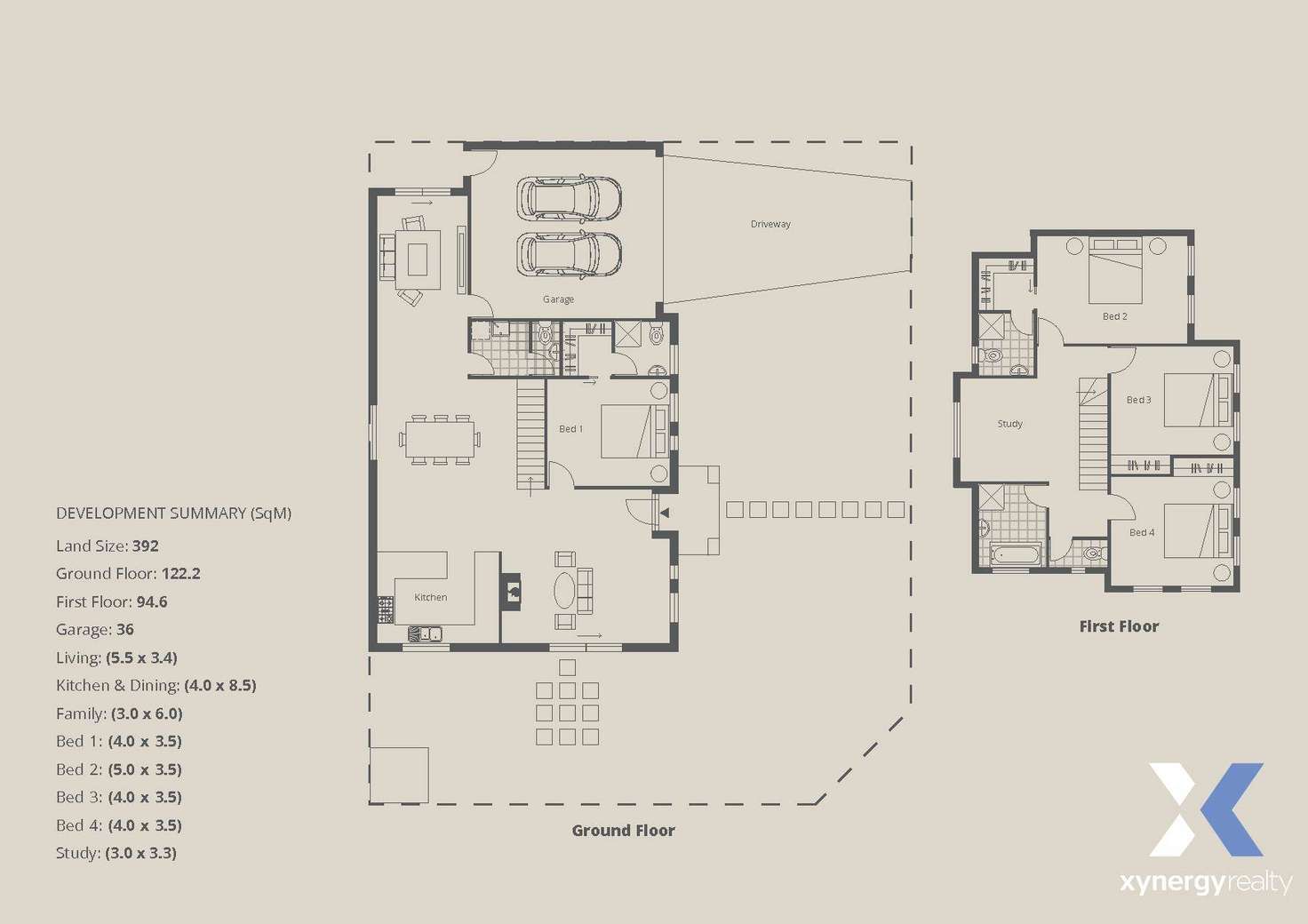 Floorplan of Homely townhouse listing, 3 Leeds Road, Mount Waverley VIC 3149