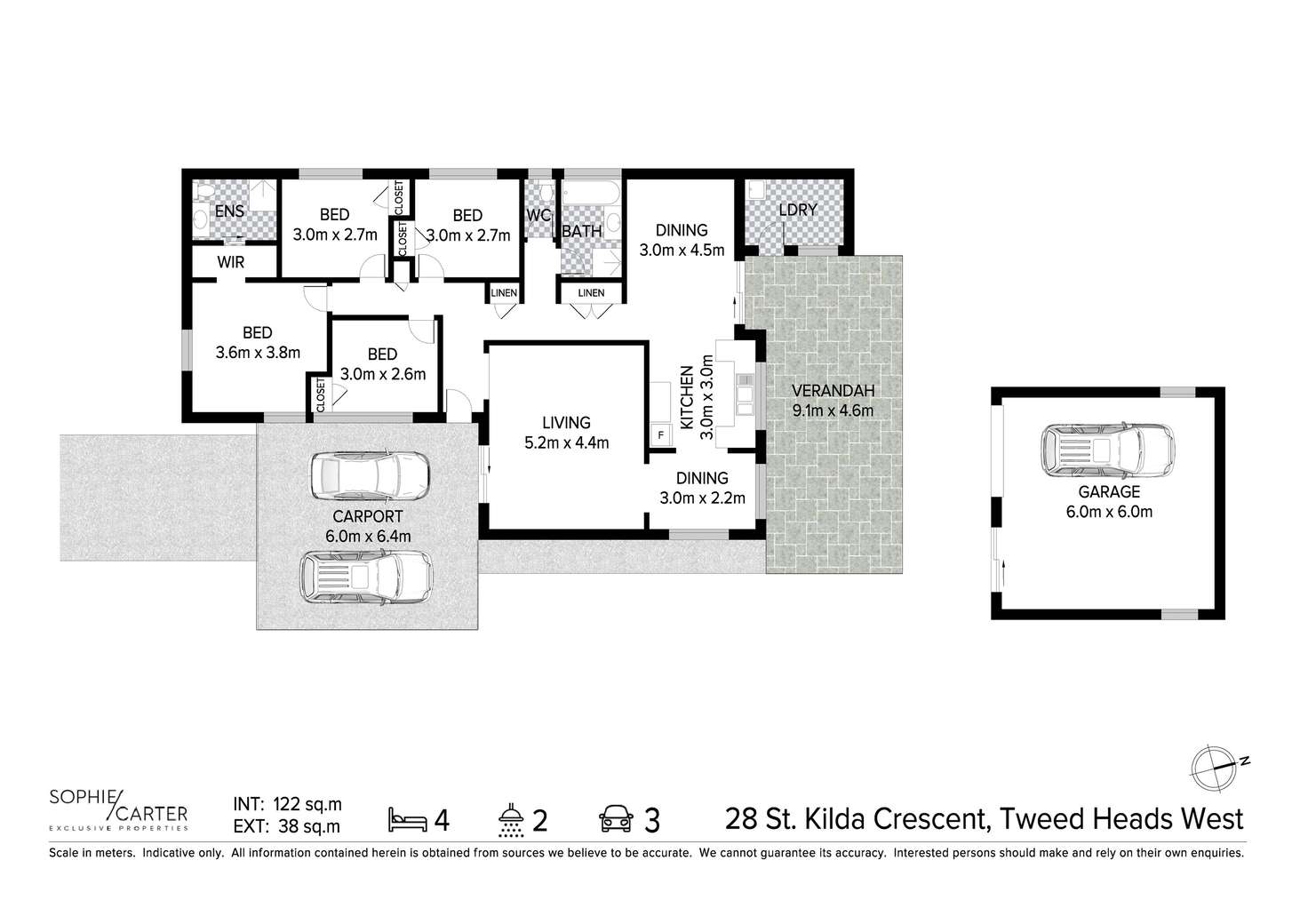 Floorplan of Homely house listing, 28 St Kilda Crescent, Tweed Heads West NSW 2485