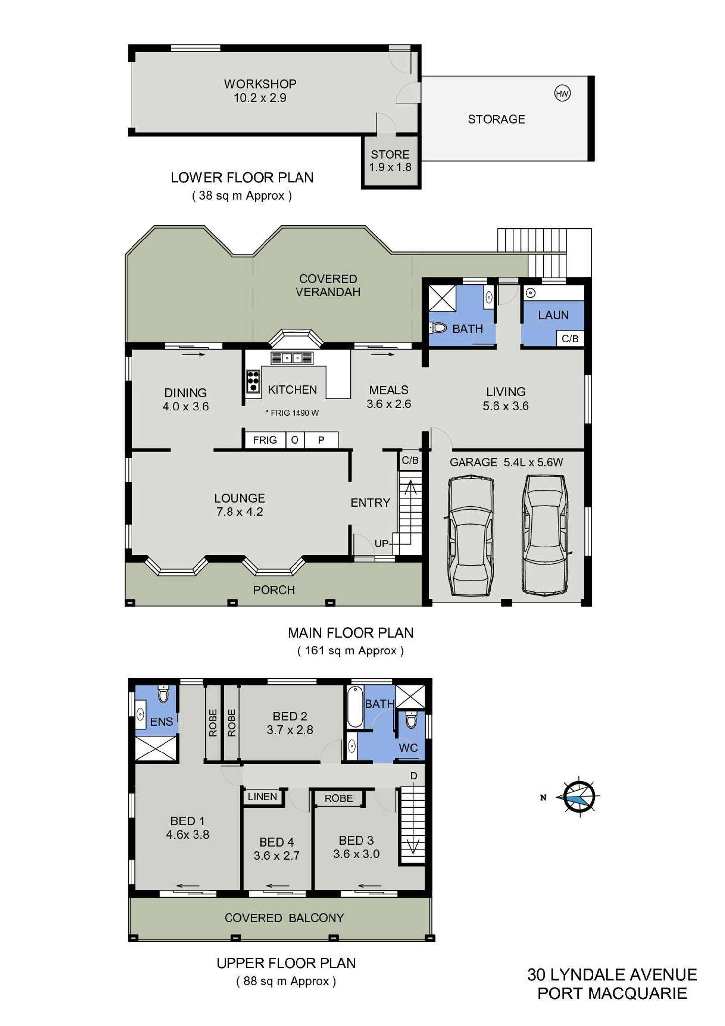 Floorplan of Homely house listing, 30 Lyndale Avenue, Port Macquarie NSW 2444