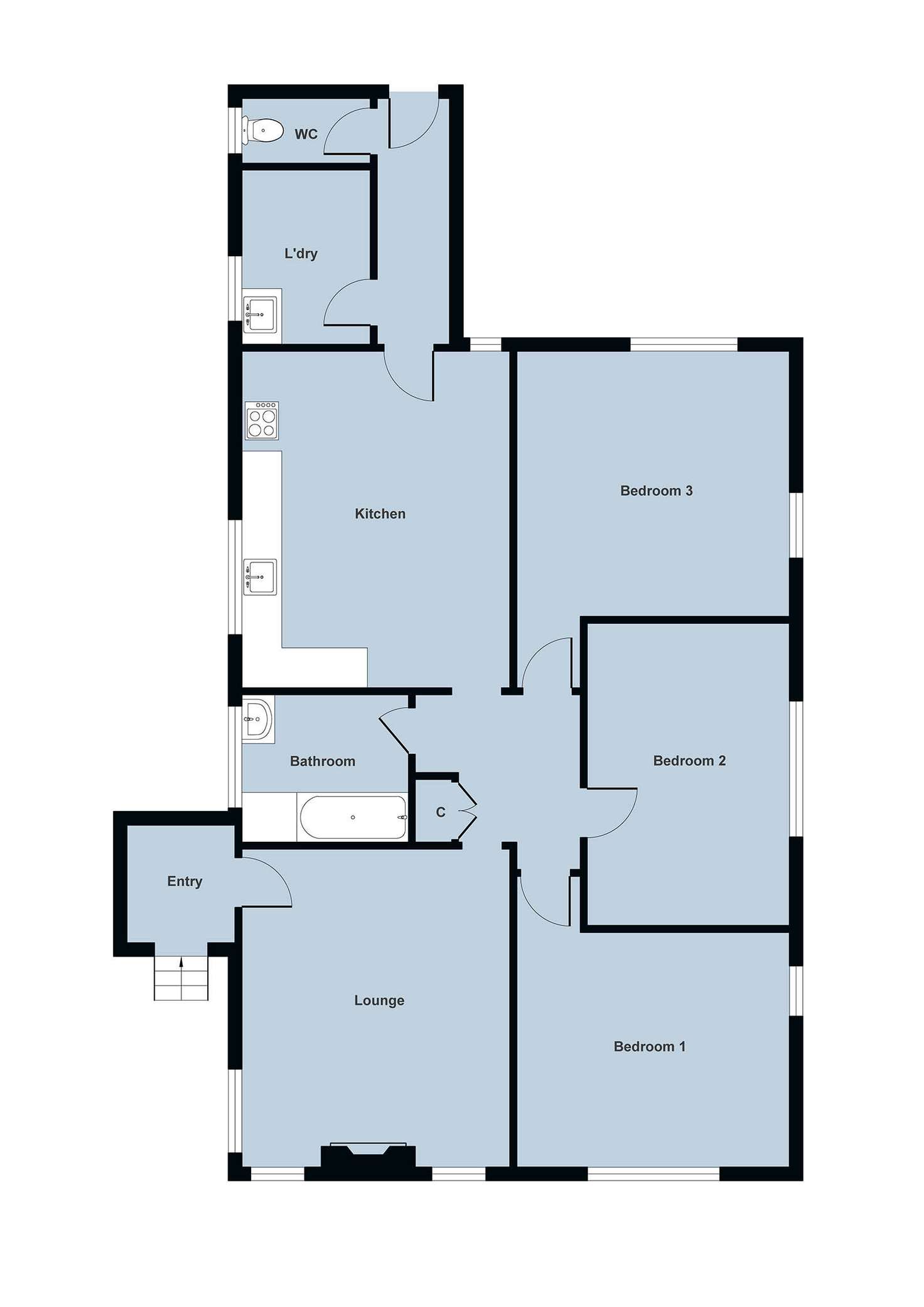 Floorplan of Homely house listing, 30 Churchill Avenue, Ararat VIC 3377