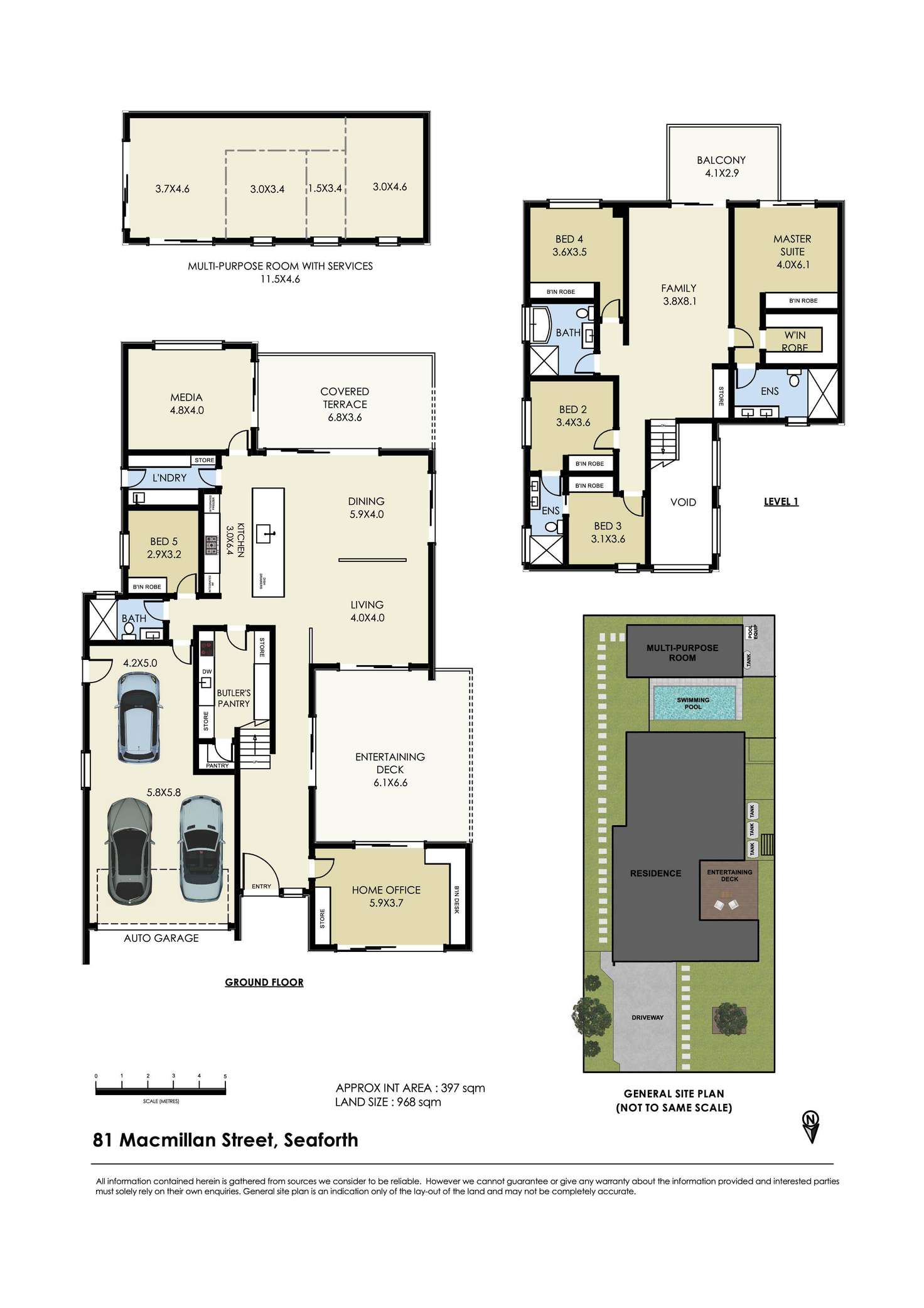 Floorplan of Homely house listing, 81 Macmillan Street, Seaforth NSW 2092