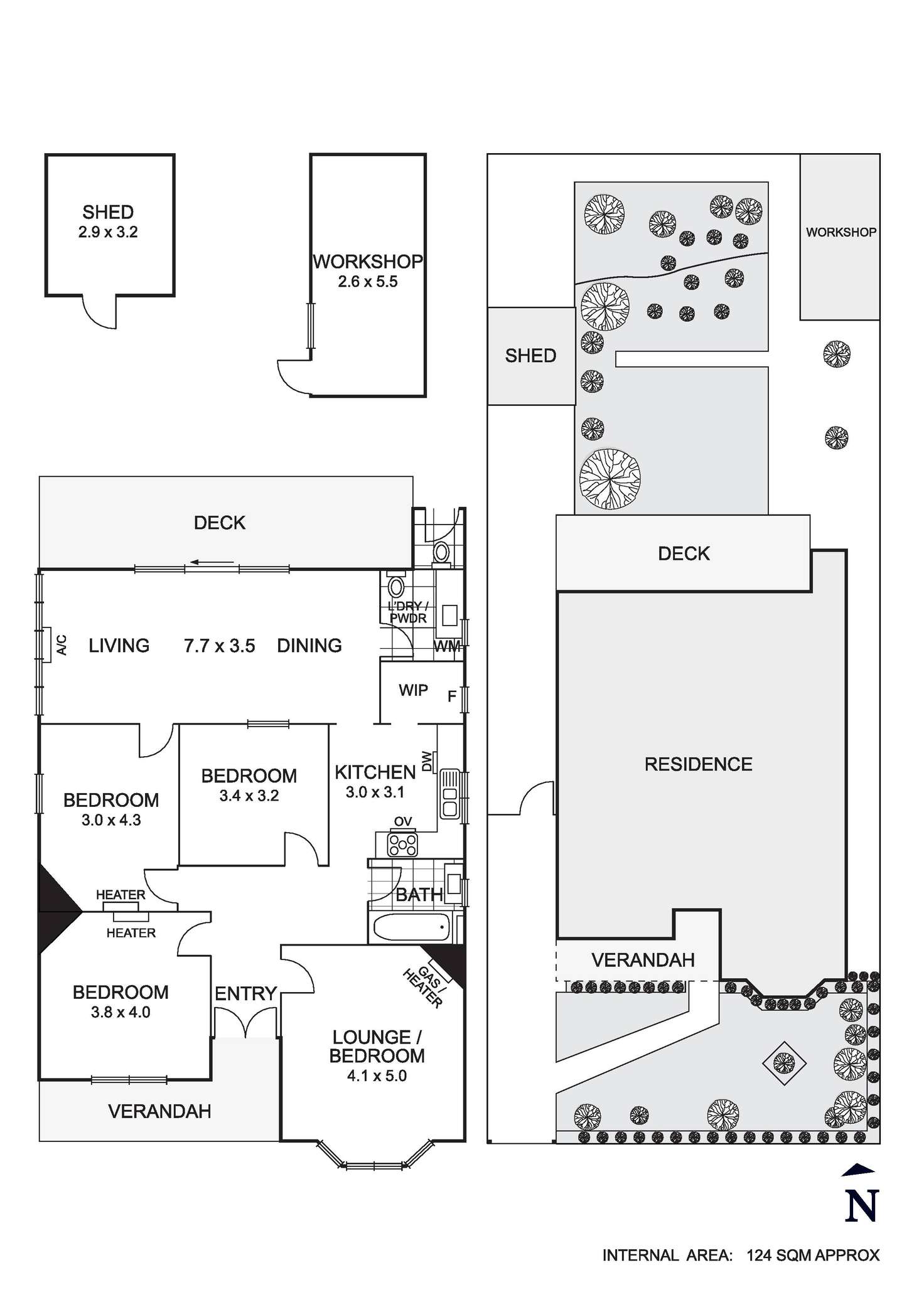 Floorplan of Homely house listing, 76 Glenmorgan Street, Brunswick East VIC 3057