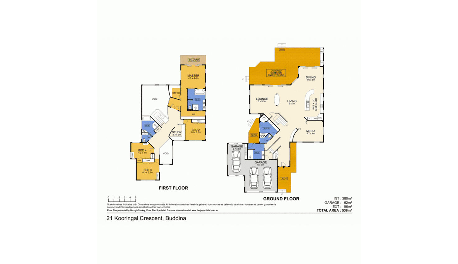 Floorplan of Homely house listing, 21 Kooringal Crescent, Buddina QLD 4575