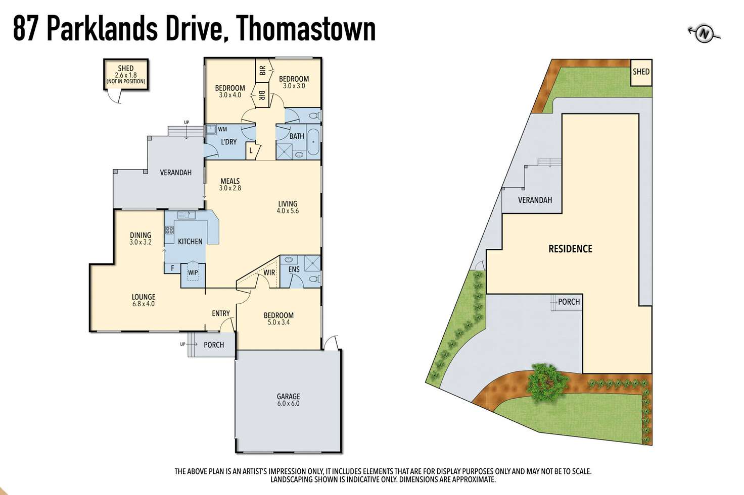 Floorplan of Homely house listing, 87 Parklands Drive, Thomastown VIC 3074