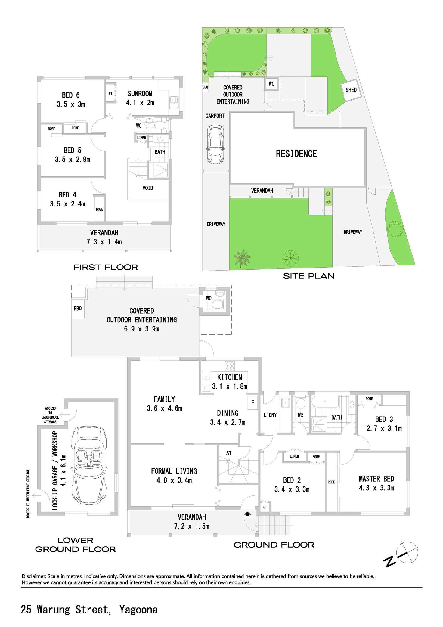 Floorplan of Homely house listing, 25 Warung Street, Yagoona NSW 2199