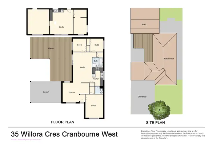 Floorplan of Homely house listing, 35 Willora Crescent, Cranbourne West VIC 3977