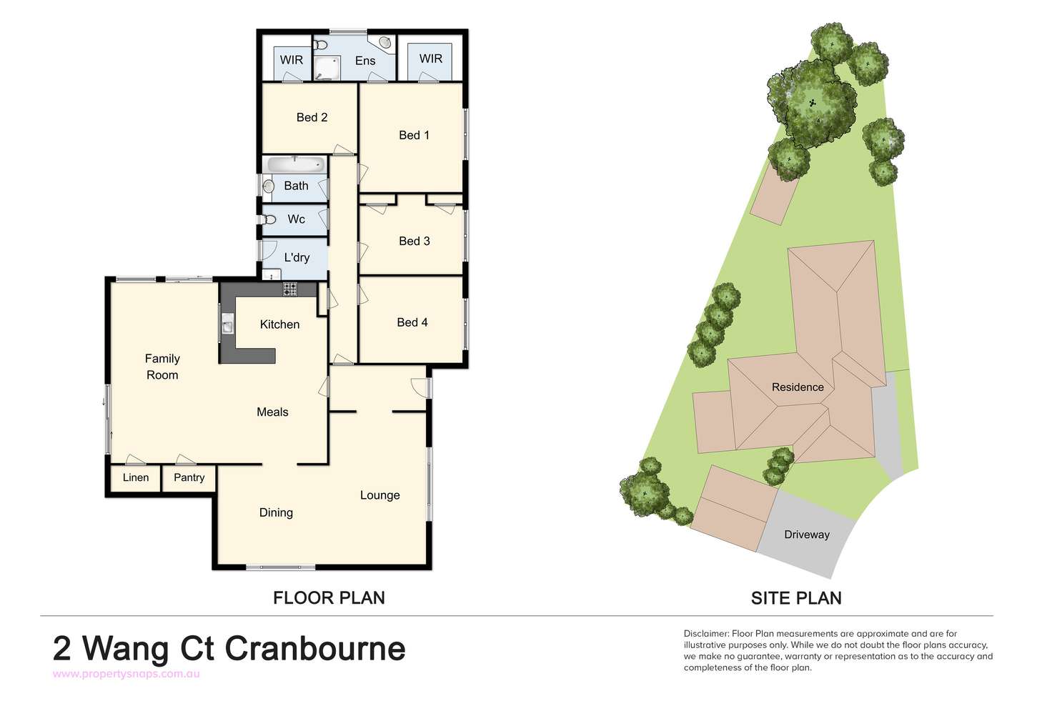 Floorplan of Homely house listing, 2 Wang Court, Cranbourne VIC 3977