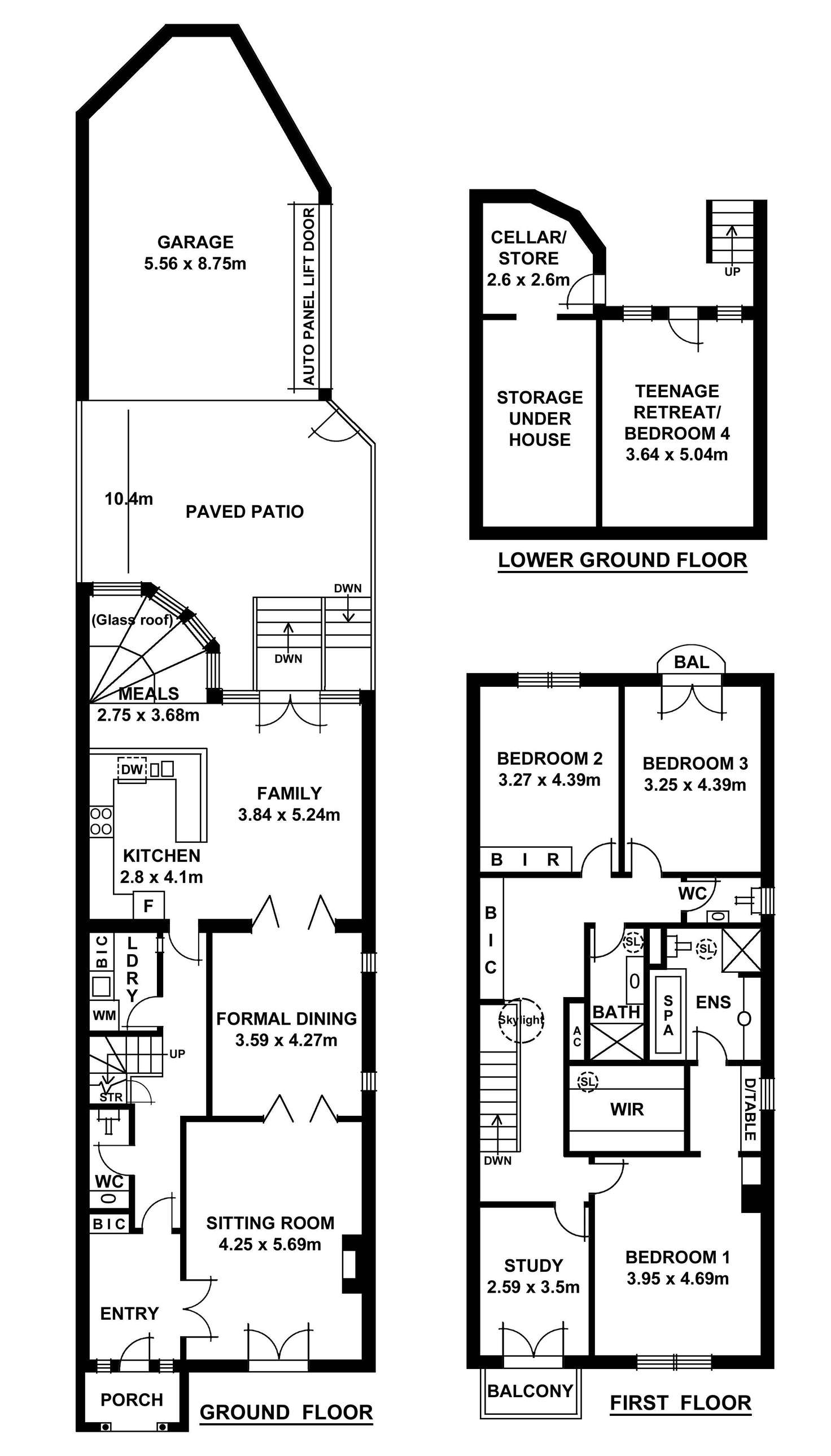 Floorplan of Homely house listing, 85 Palmer Place, North Adelaide SA 5006