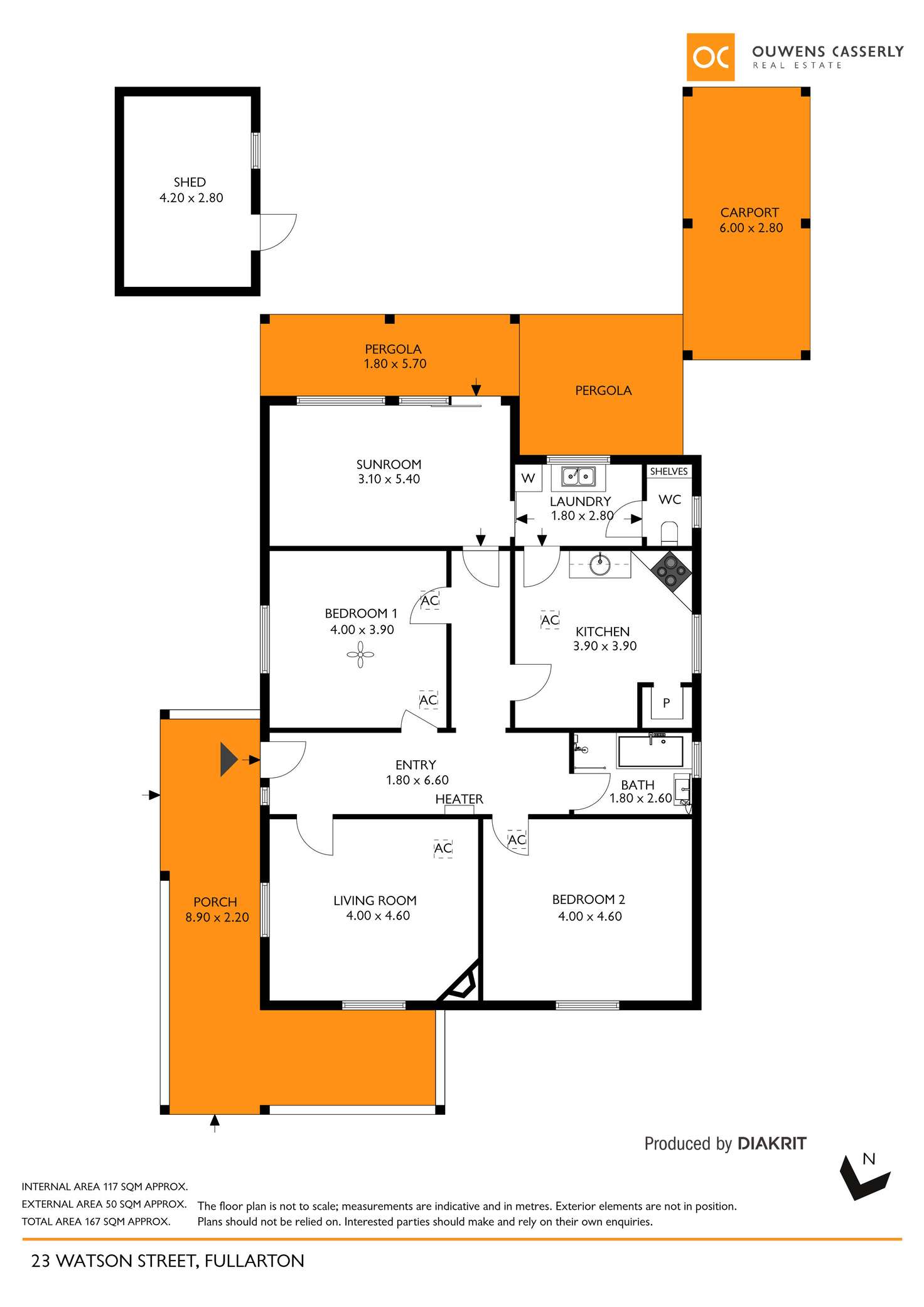 Floorplan of Homely house listing, 23 Watson Street, Fullarton SA 5063