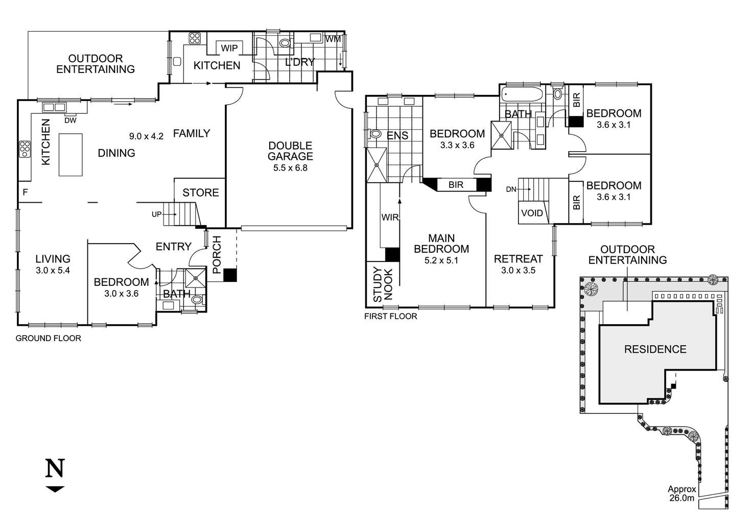 Floorplan of Homely house listing, 26A Chippewa Avenue, Donvale VIC 3111