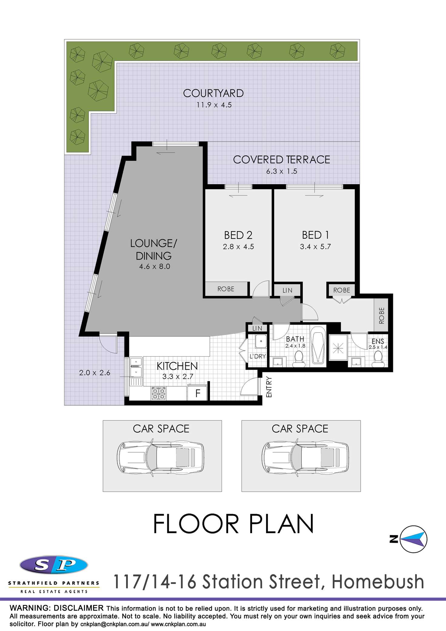 Floorplan of Homely apartment listing, 117/14-16 Station Street, Homebush NSW 2140