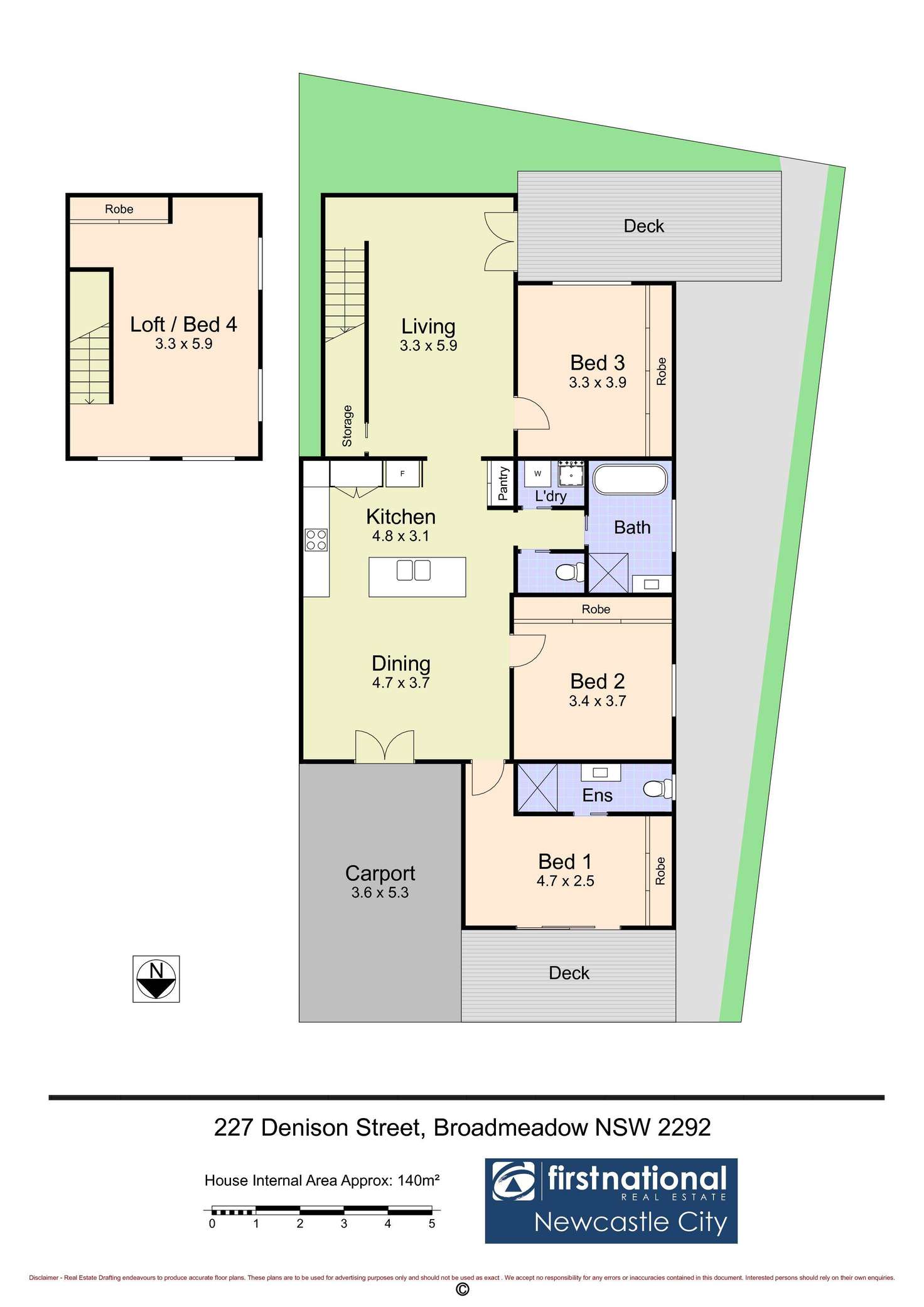 Floorplan of Homely house listing, 227 Denison Street, Broadmeadow NSW 2292