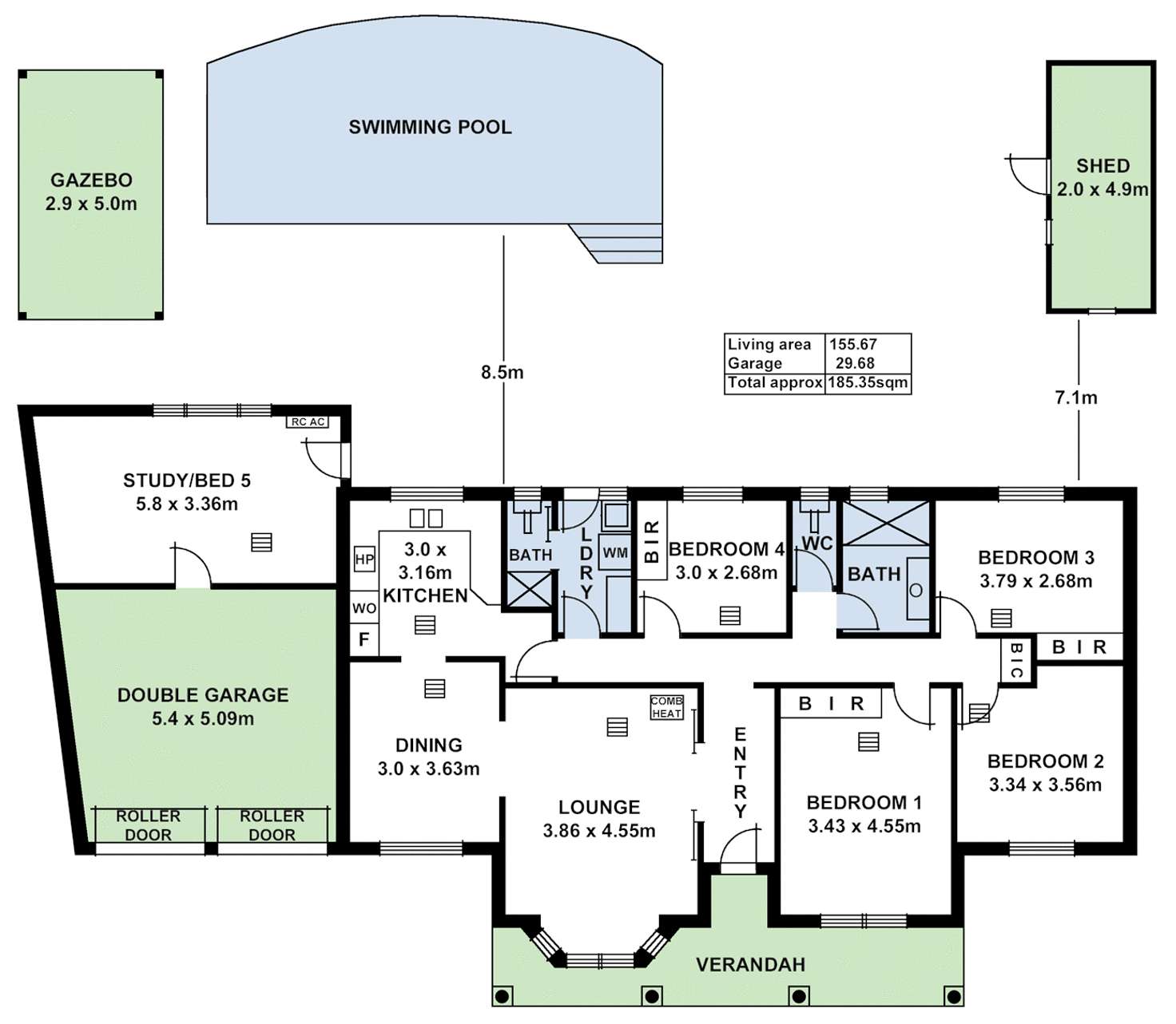 Floorplan of Homely house listing, 6 Greenham Avenue, Magill SA 5072