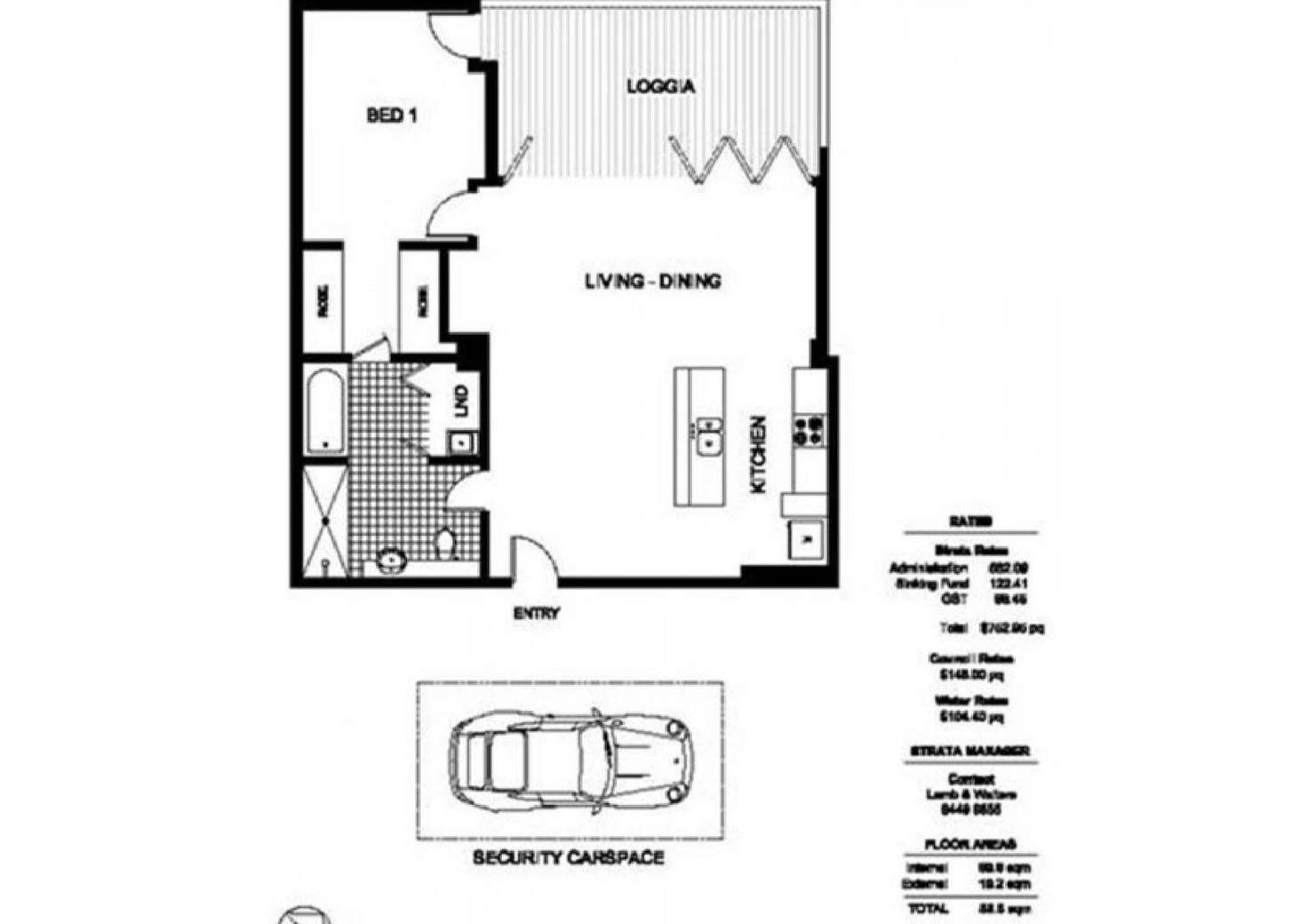 Floorplan of Homely unit listing, 102/10 Pyrmont Bridge Road, Camperdown NSW 2050