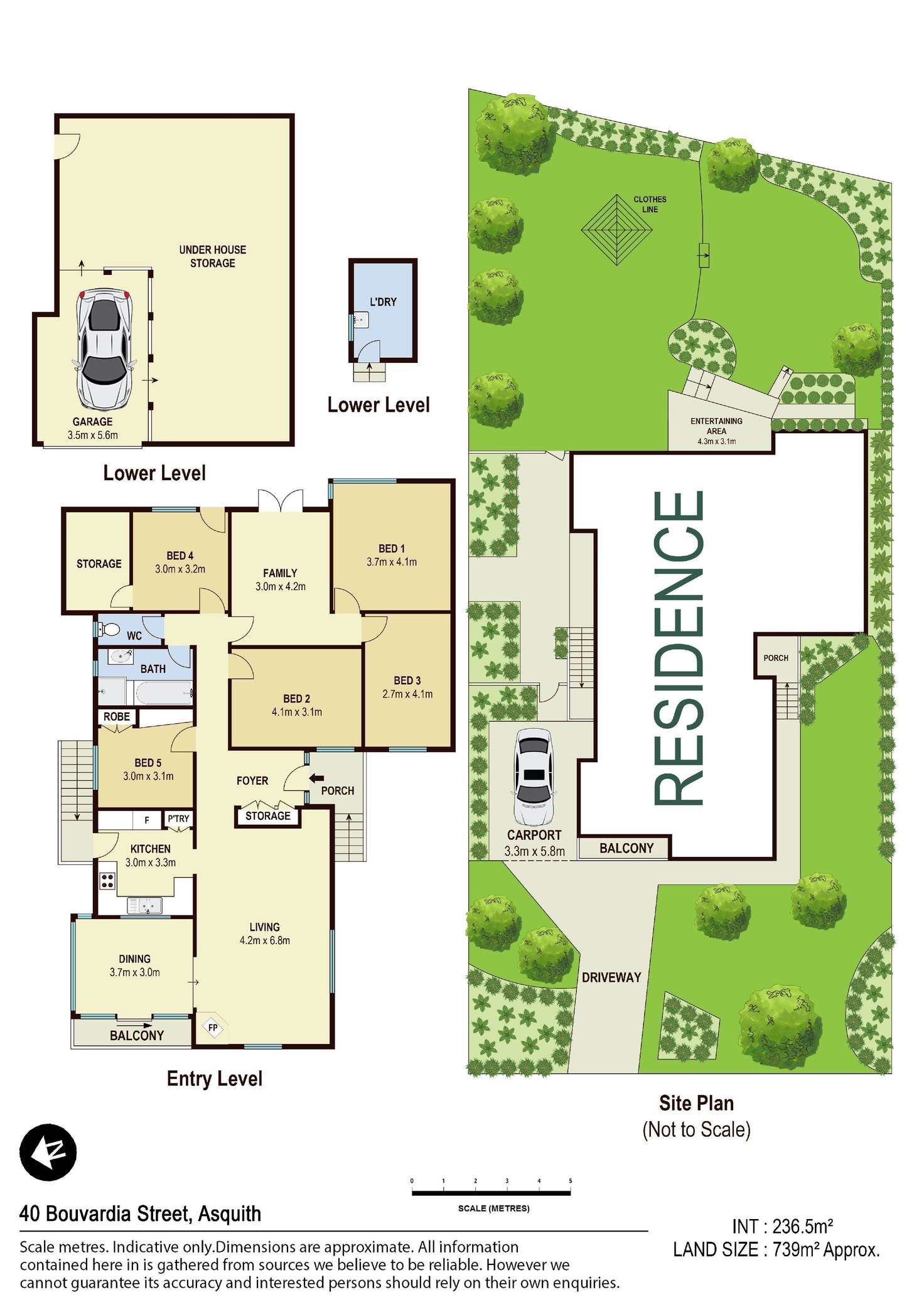 Floorplan of Homely house listing, 40 Bouvardia Street, Asquith NSW 2077