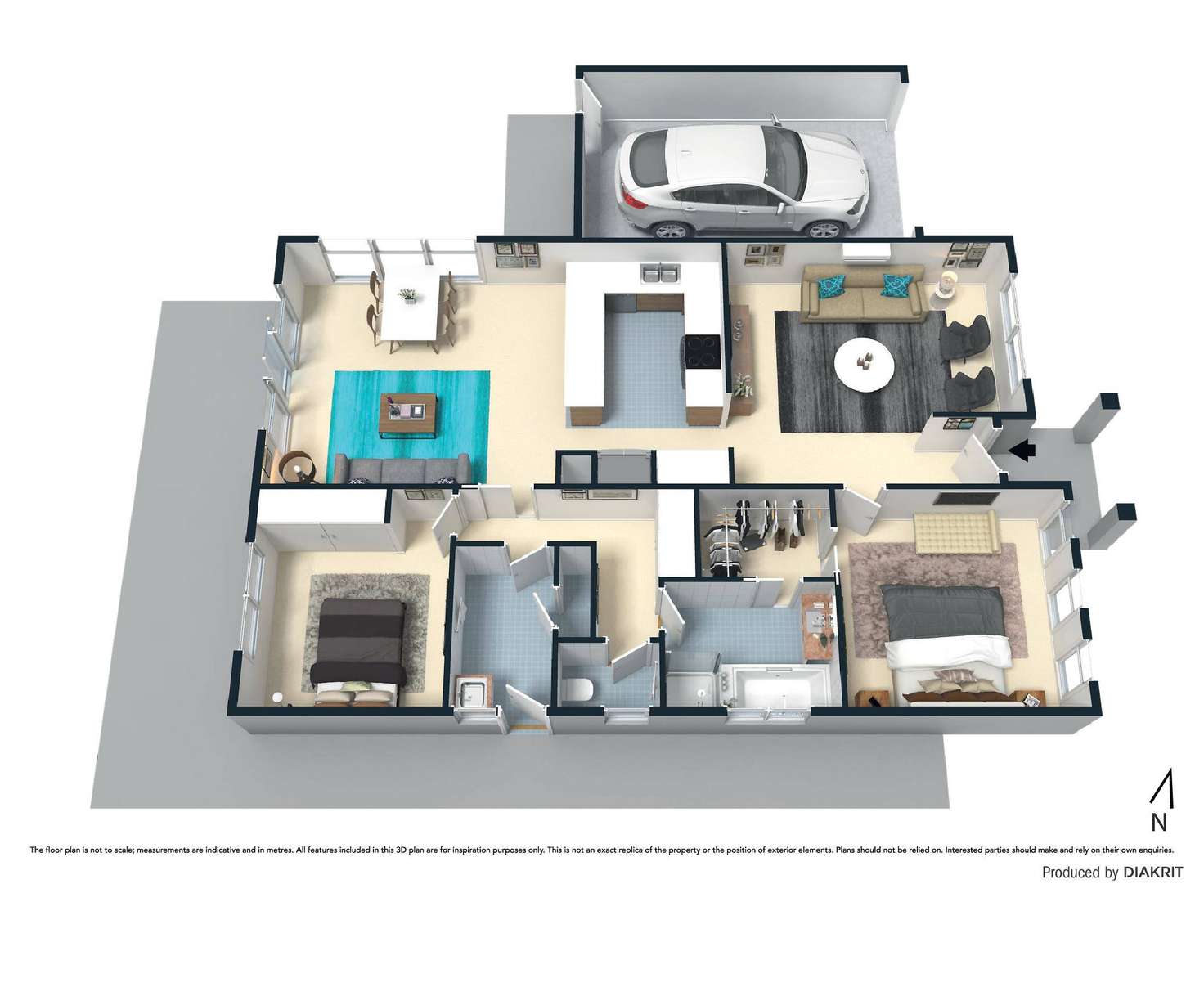 Floorplan of Homely unit listing, 2/9a Mornington-Tyabb Road, Tyabb VIC 3913