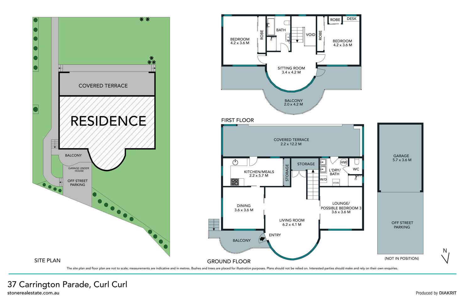 Floorplan of Homely house listing, 37 Carrington Parade, Curl Curl NSW 2096