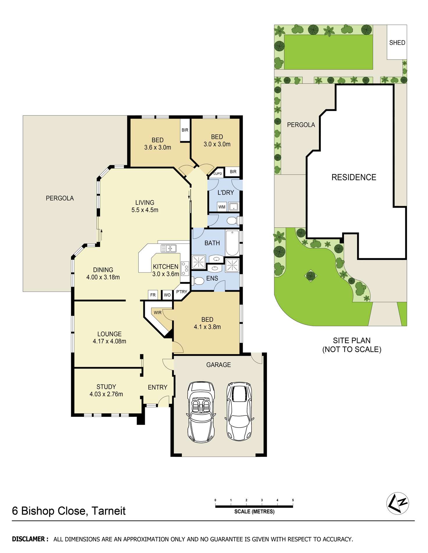 Floorplan of Homely house listing, 6 Bishop Close, Tarneit VIC 3029