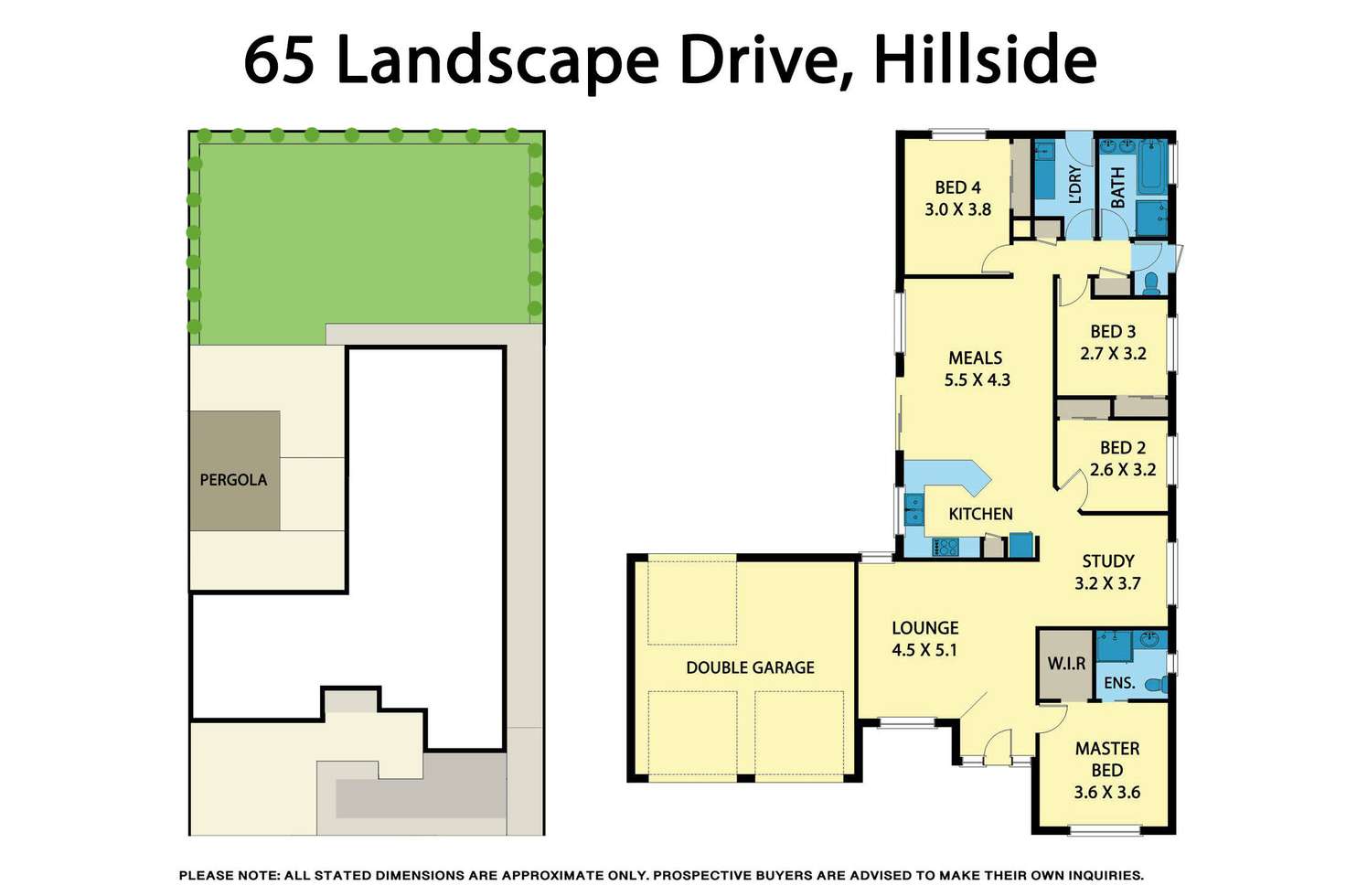 Floorplan of Homely house listing, 65 Landscape Drive, Hillside VIC 3037