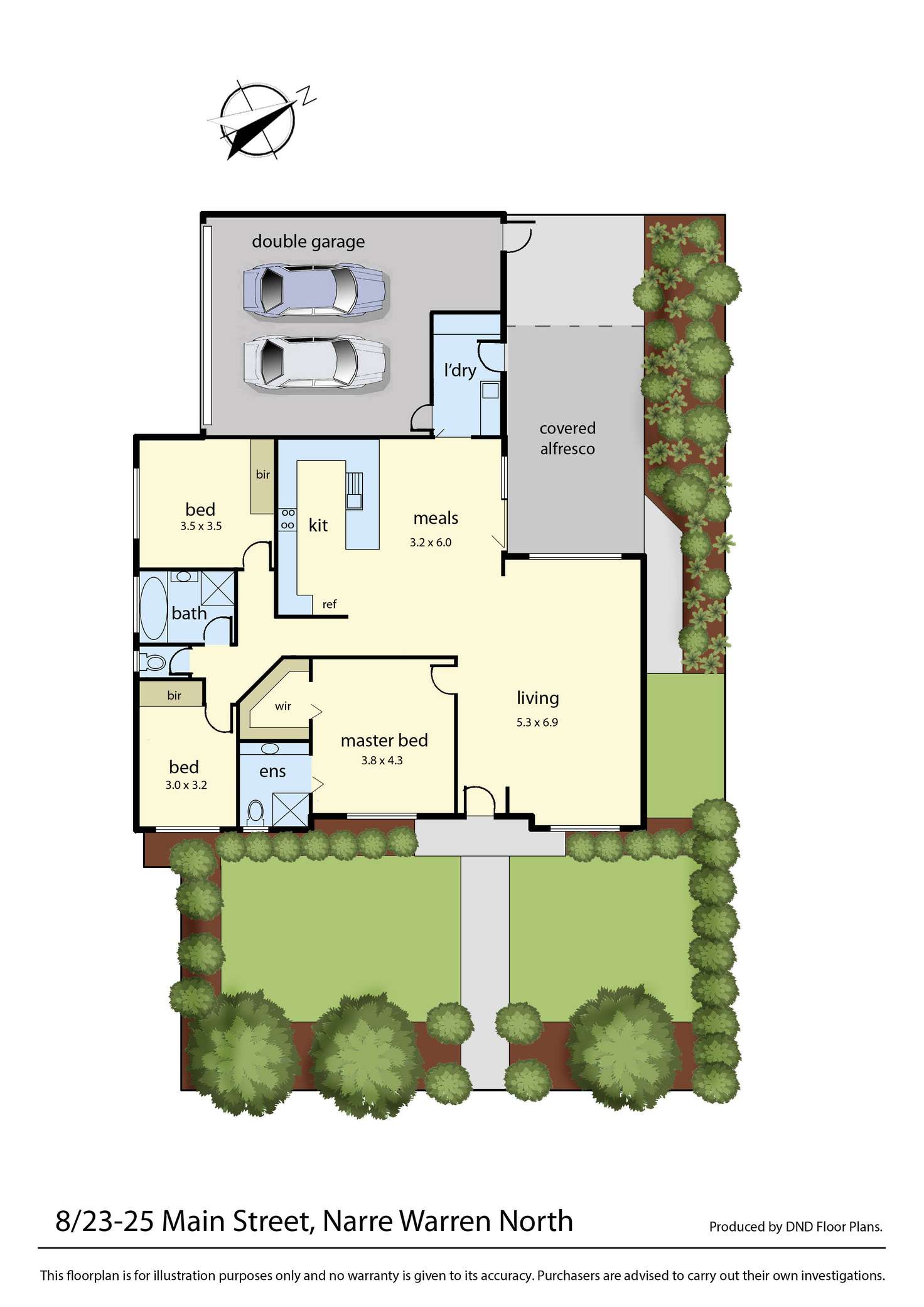 Floorplan of Homely unit listing, 8/23-25 Main Street, Narre Warren North VIC 3804