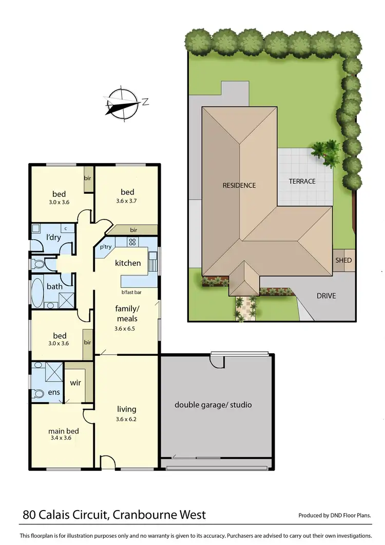 Floorplan of Homely house listing, 80 Calais Circuit, Cranbourne West VIC 3977