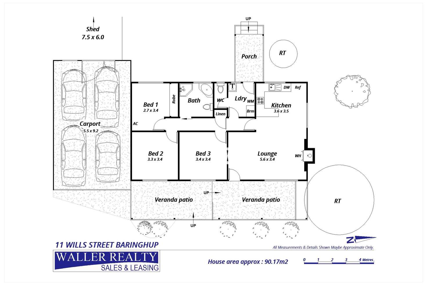 Floorplan of Homely house listing, 11 Wills Street, Baringhup VIC 3463