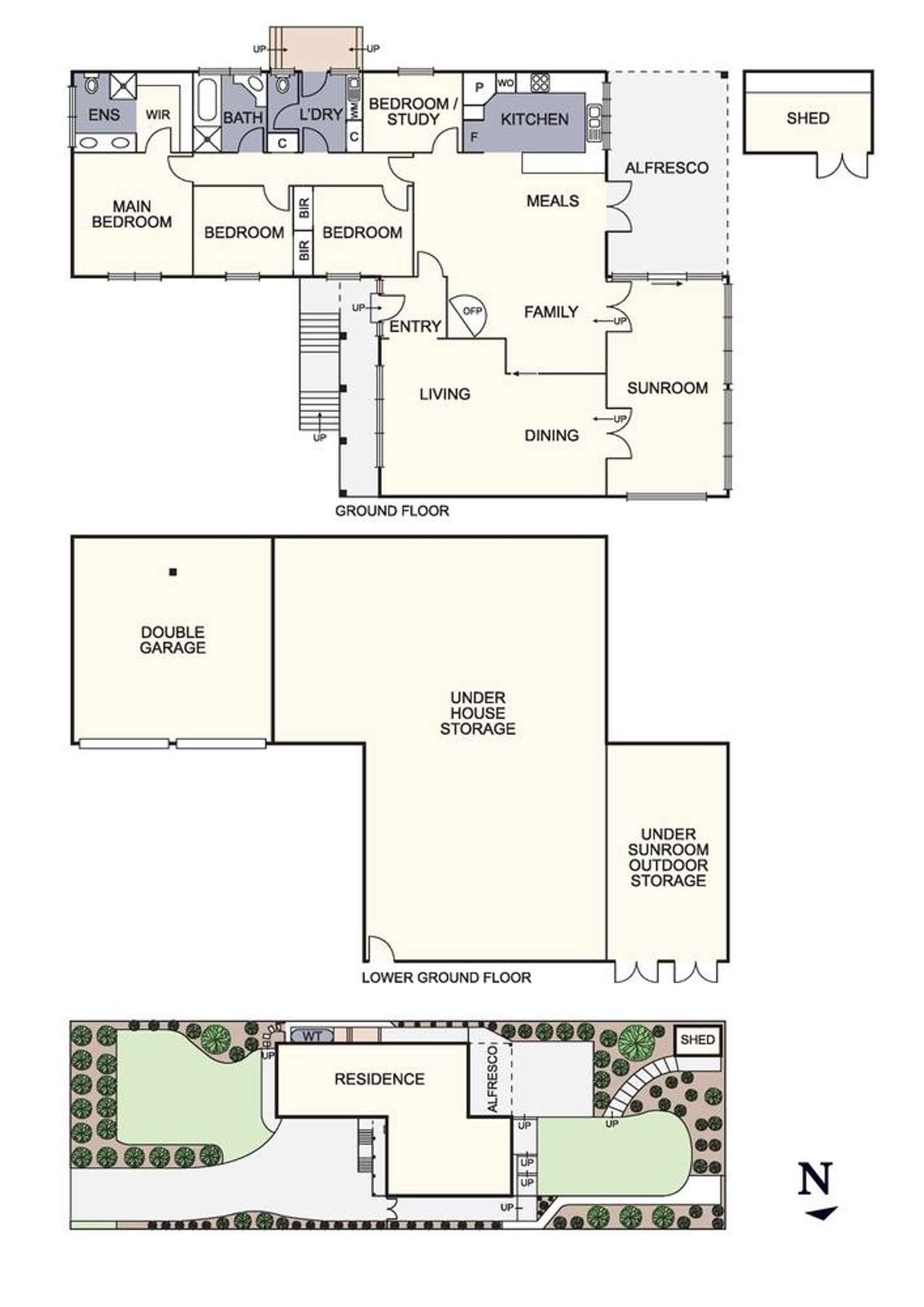 Floorplan of Homely house listing, 29 Grassy Flat Road, Diamond Creek VIC 3089