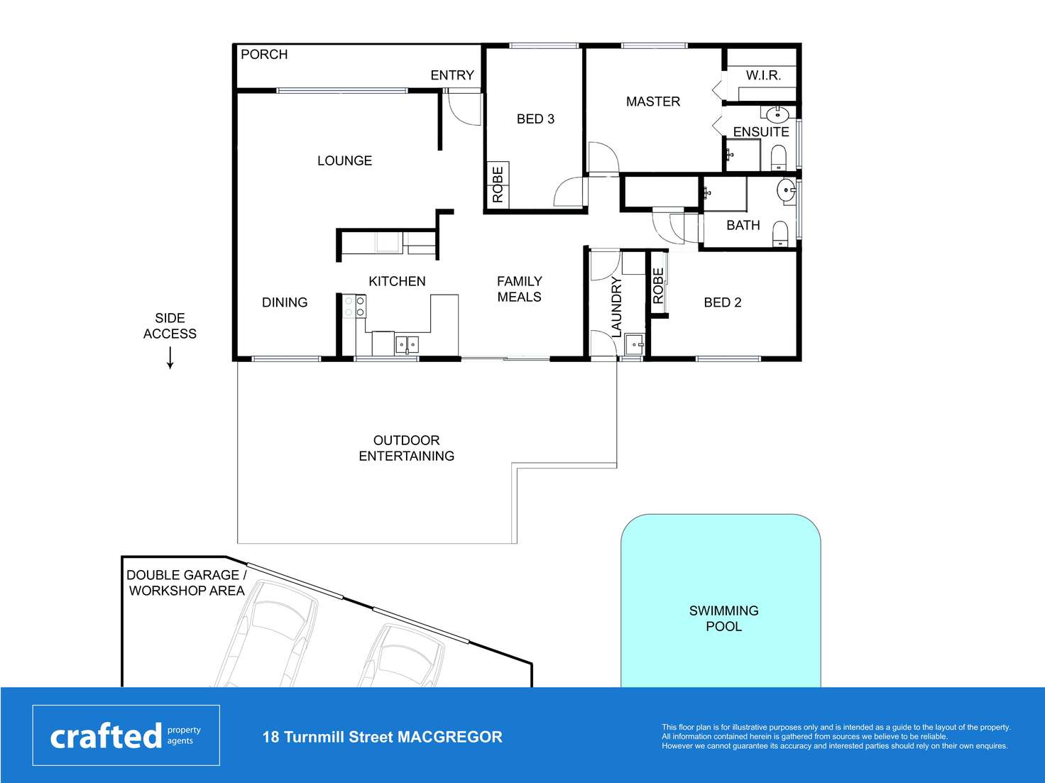 Floorplan of Homely house listing, 18 Turnmill Street, Macgregor QLD 4109