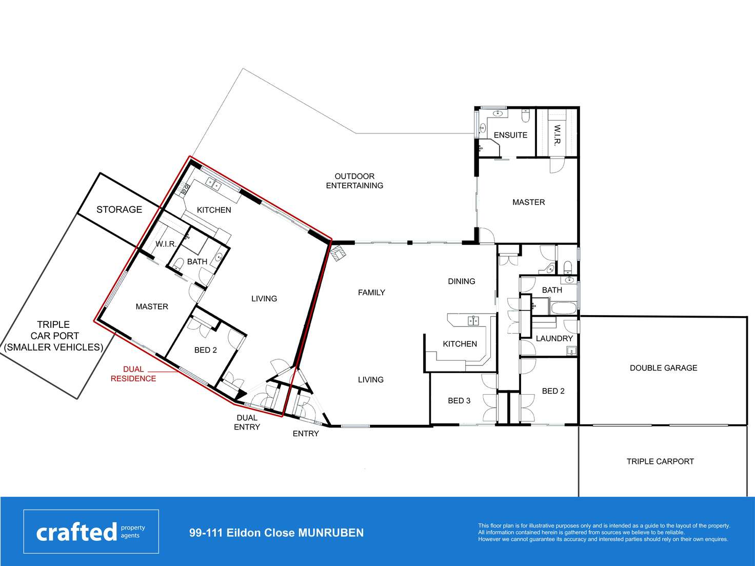 Floorplan of Homely house listing, 99-111 Eildon Close, Munruben QLD 4125