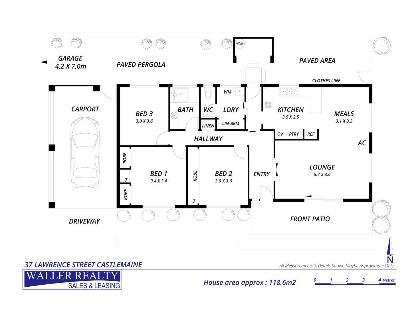 Floorplan of Homely house listing, 37 Lawrence Street, Castlemaine VIC 3450