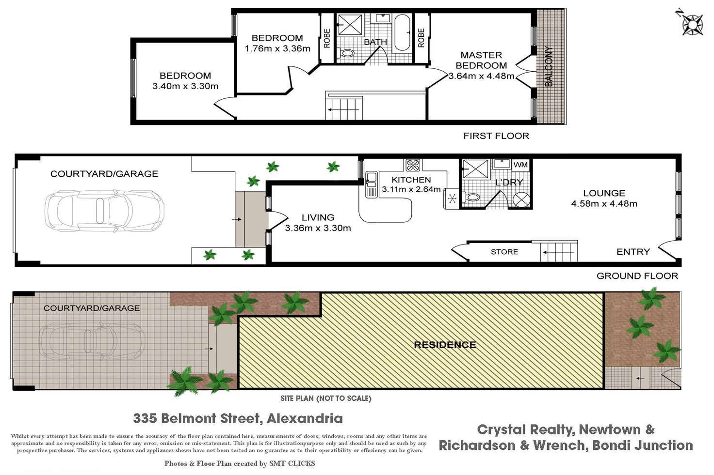 Floorplan of Homely house listing, 335 Belmont Street, Alexandria NSW 2015