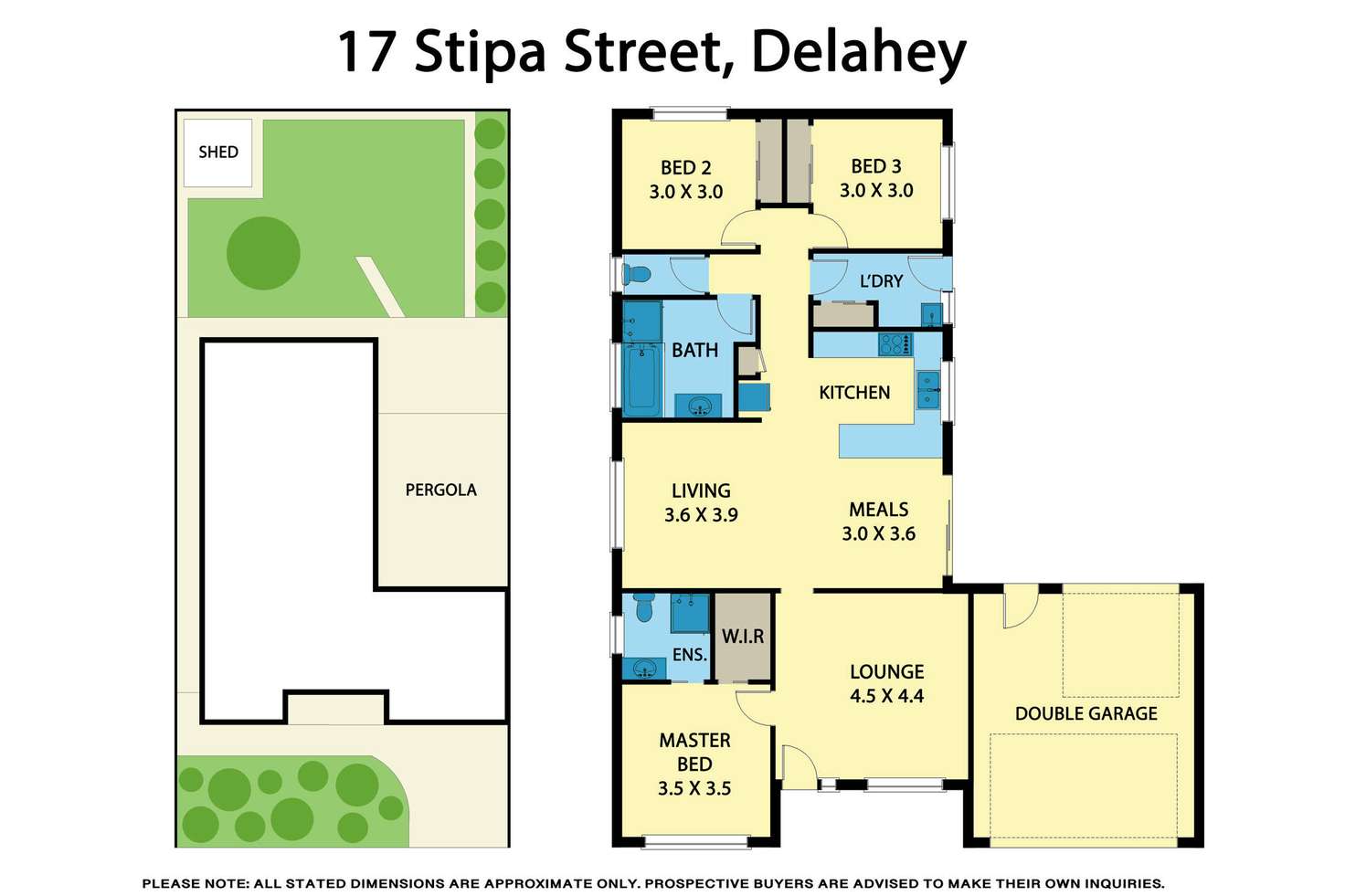 Floorplan of Homely house listing, 17 Stipa Street, Delahey VIC 3037