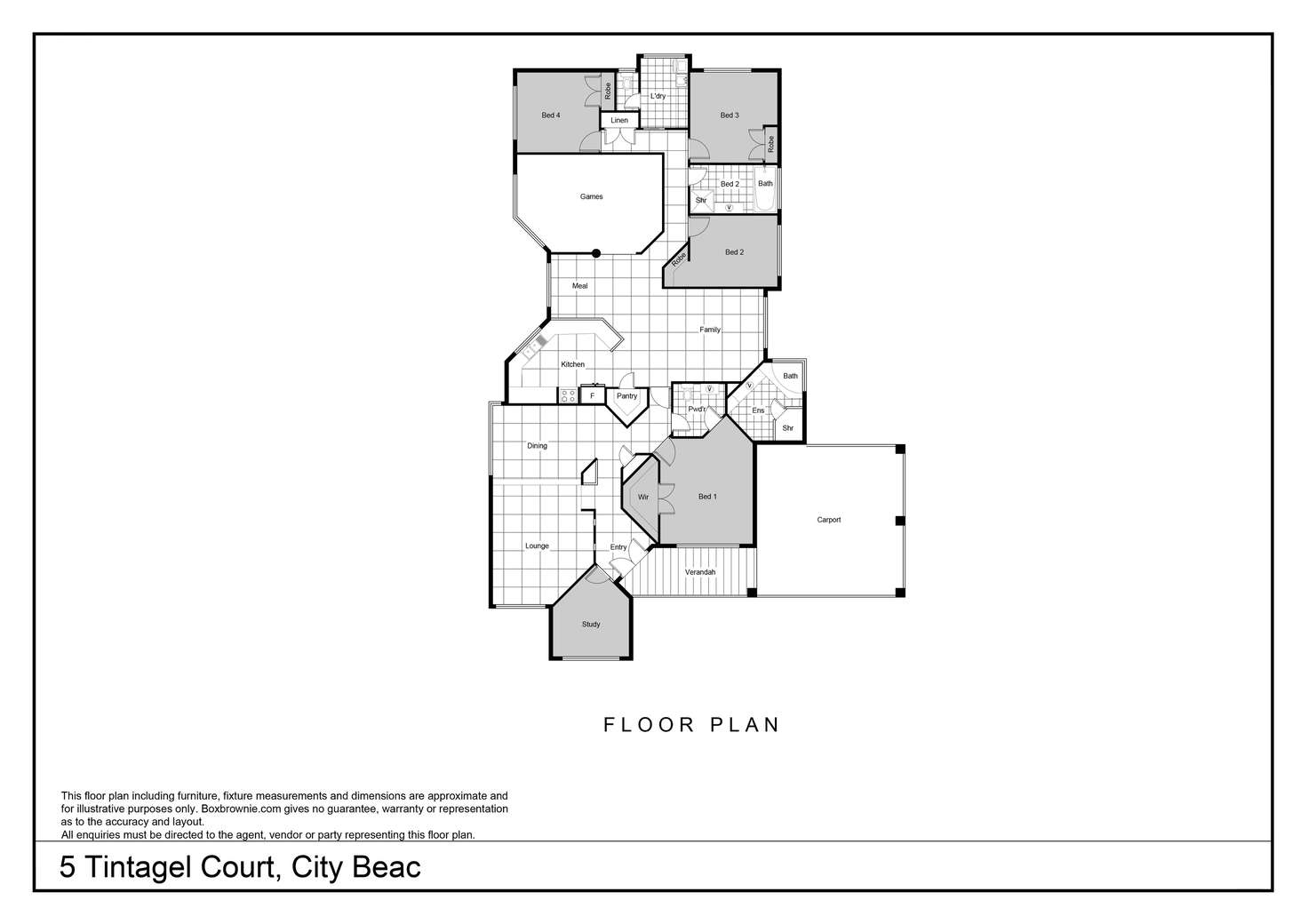 Floorplan of Homely house listing, 5 Tintagel Court, City Beach WA 6015