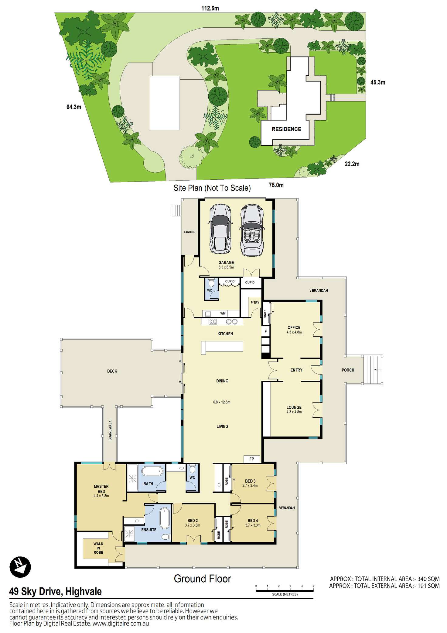 Floorplan of Homely house listing, 49 Sky Drive, Highvale QLD 4520