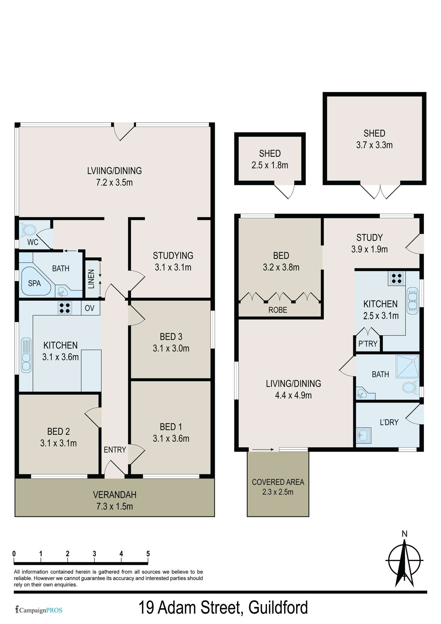 Floorplan of Homely house listing, 19 Adam Street, Guildford NSW 2161