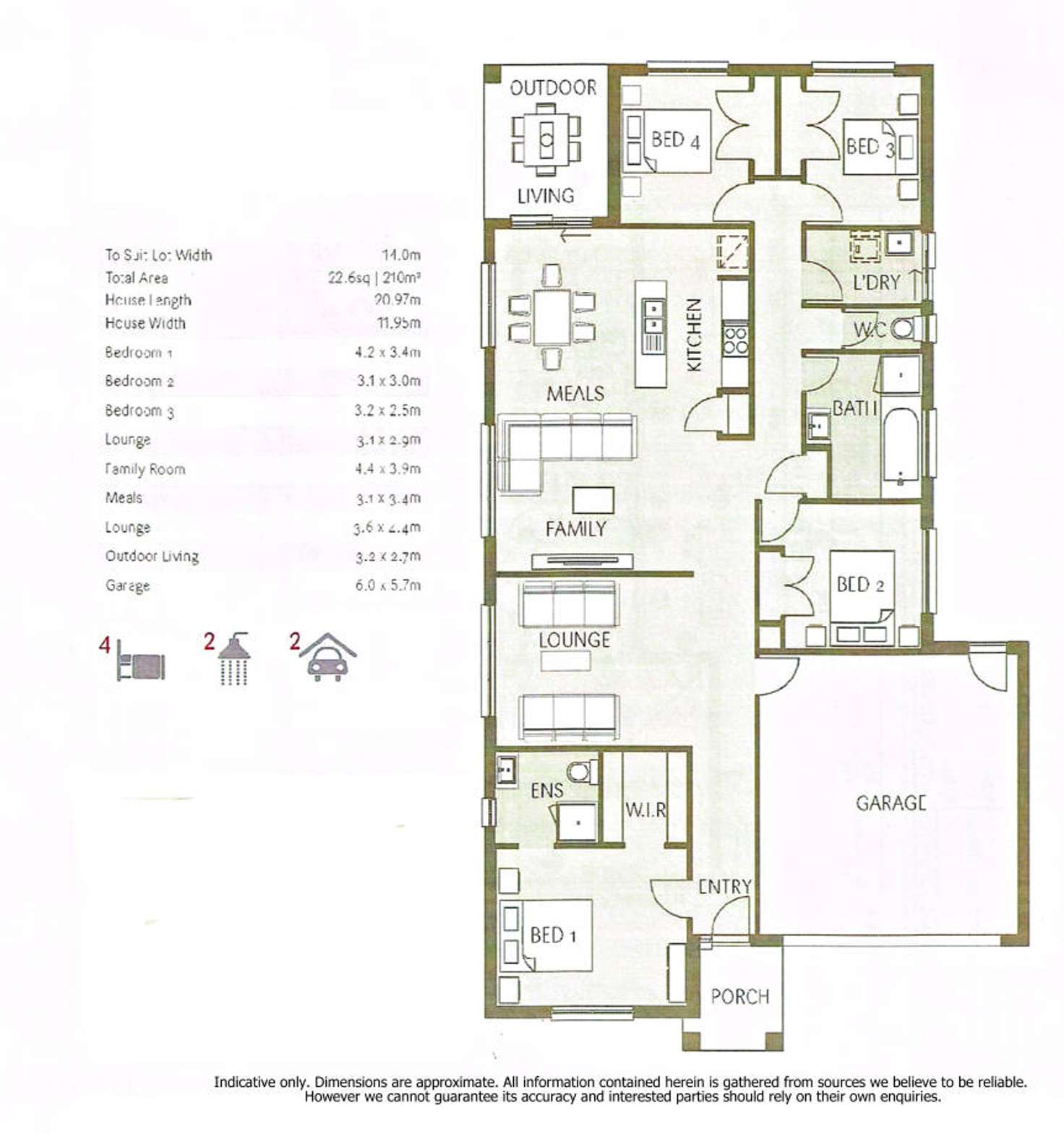 Floorplan of Homely house listing, 19 Ilby Street, Huntly VIC 3551