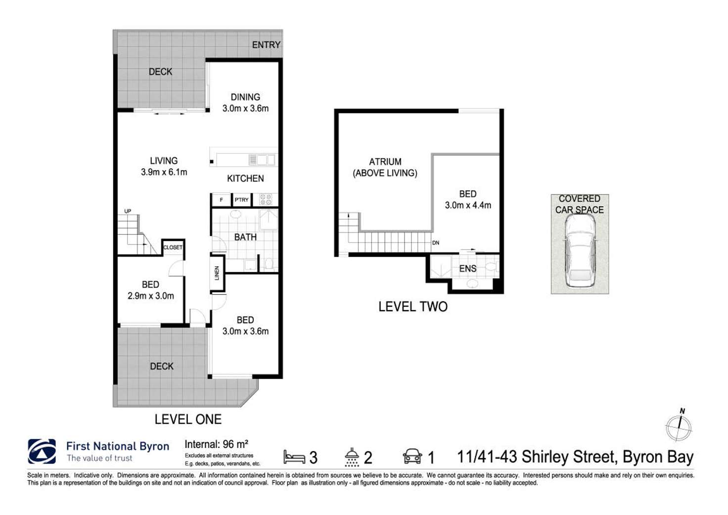 Floorplan of Homely unit listing, 11/41-43 Shirley Street, Byron Bay NSW 2481