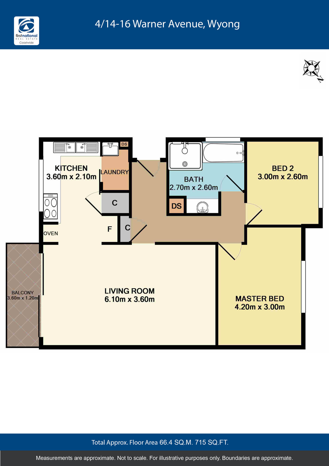 Floorplan of Homely unit listing, 4/14-16 Warner Avenue, Wyong NSW 2259