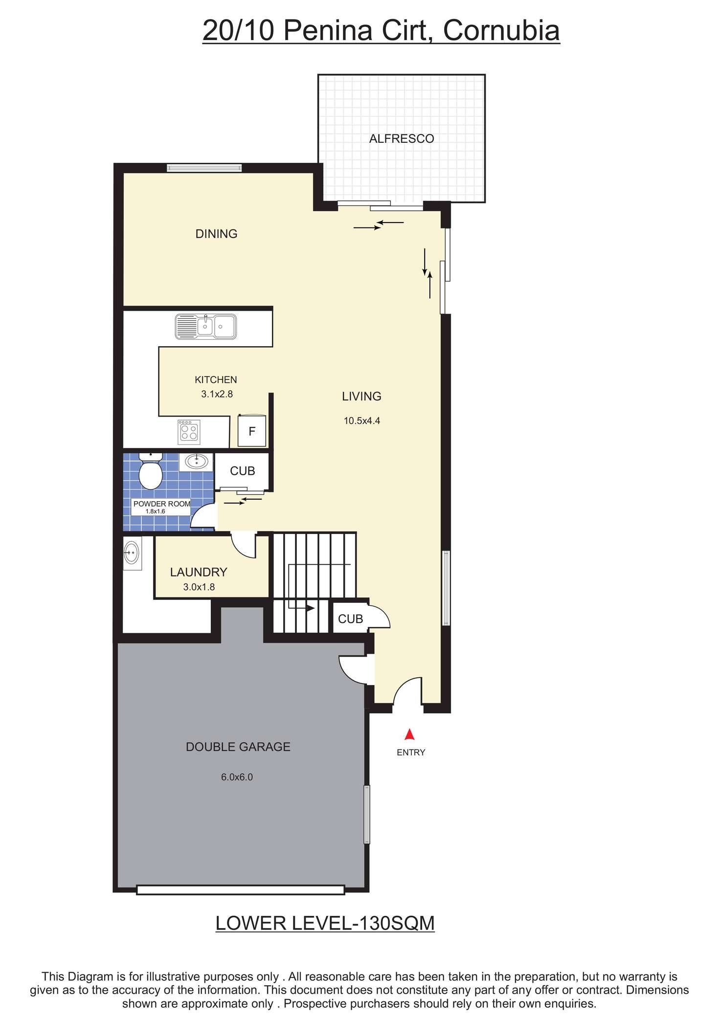 Floorplan of Homely house listing, 20/10 Penina Circuit, Cornubia QLD 4130
