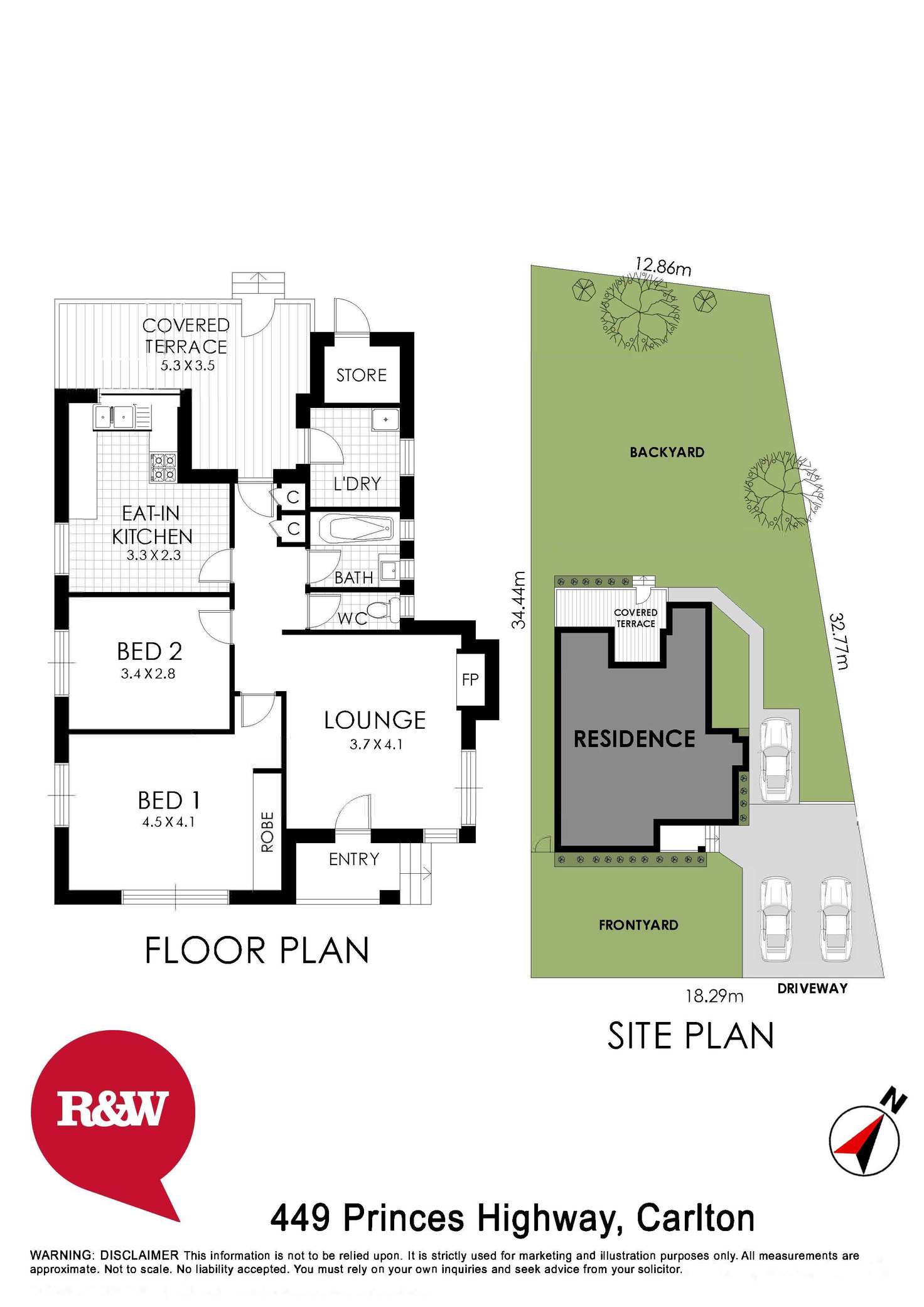 Floorplan of Homely house listing, 449 Princes Highway, Carlton NSW 2218