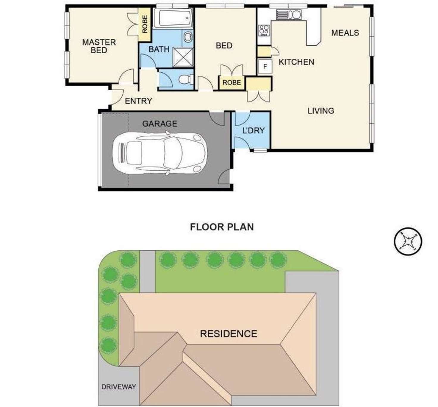 Floorplan of Homely unit listing, 12/51 Leigh Drive, Pakenham VIC 3810