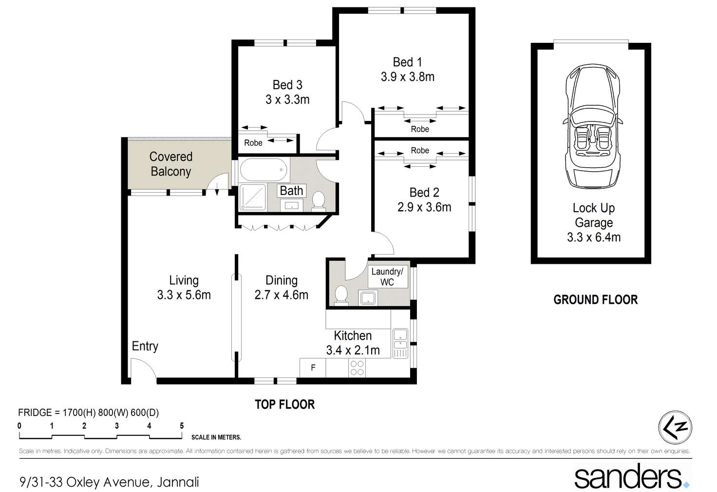 Floorplan of Homely apartment listing, 9/31-33 Oxley Avenue, Jannali NSW 2226